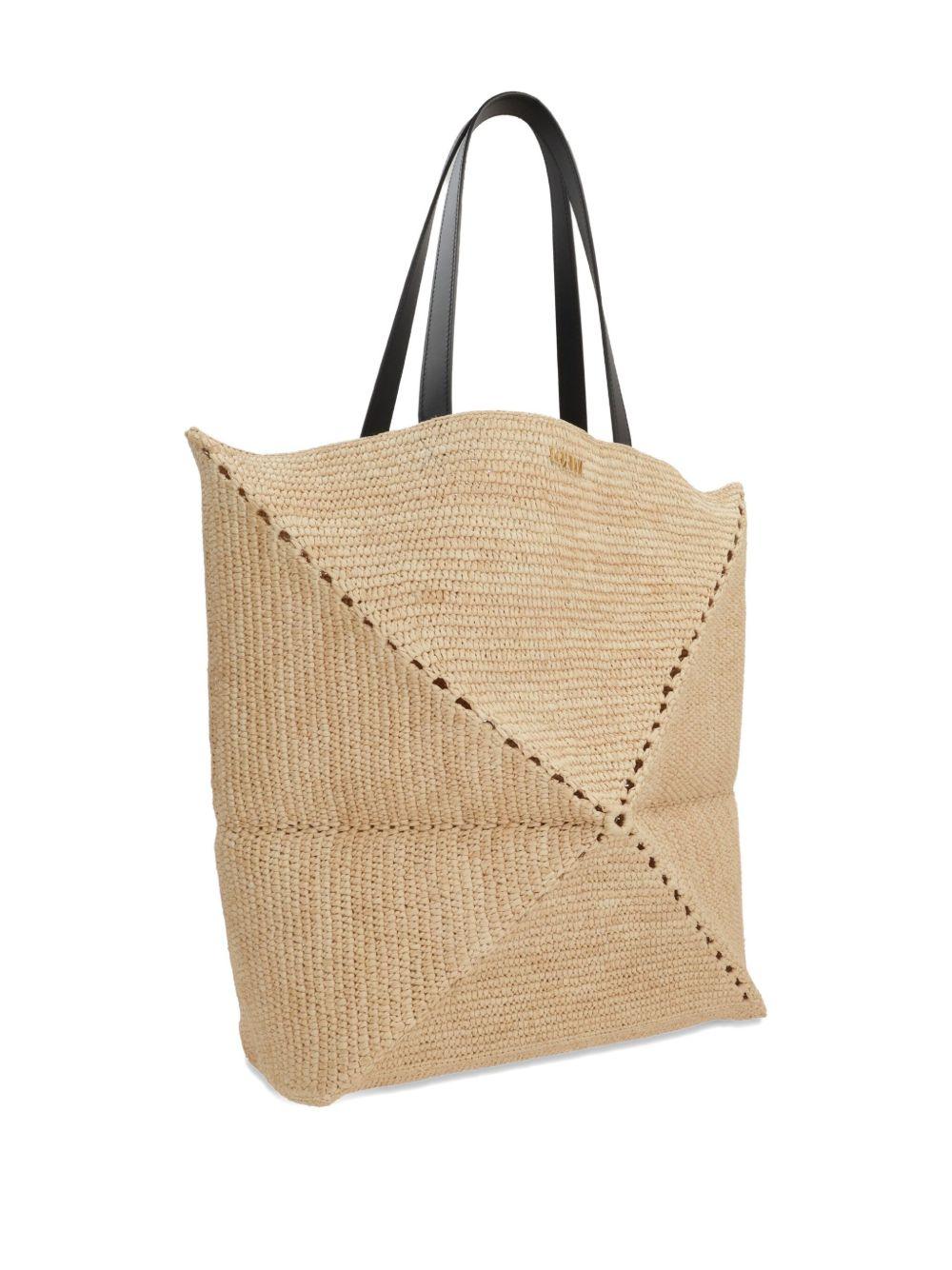 woven straw tote bag Product Image