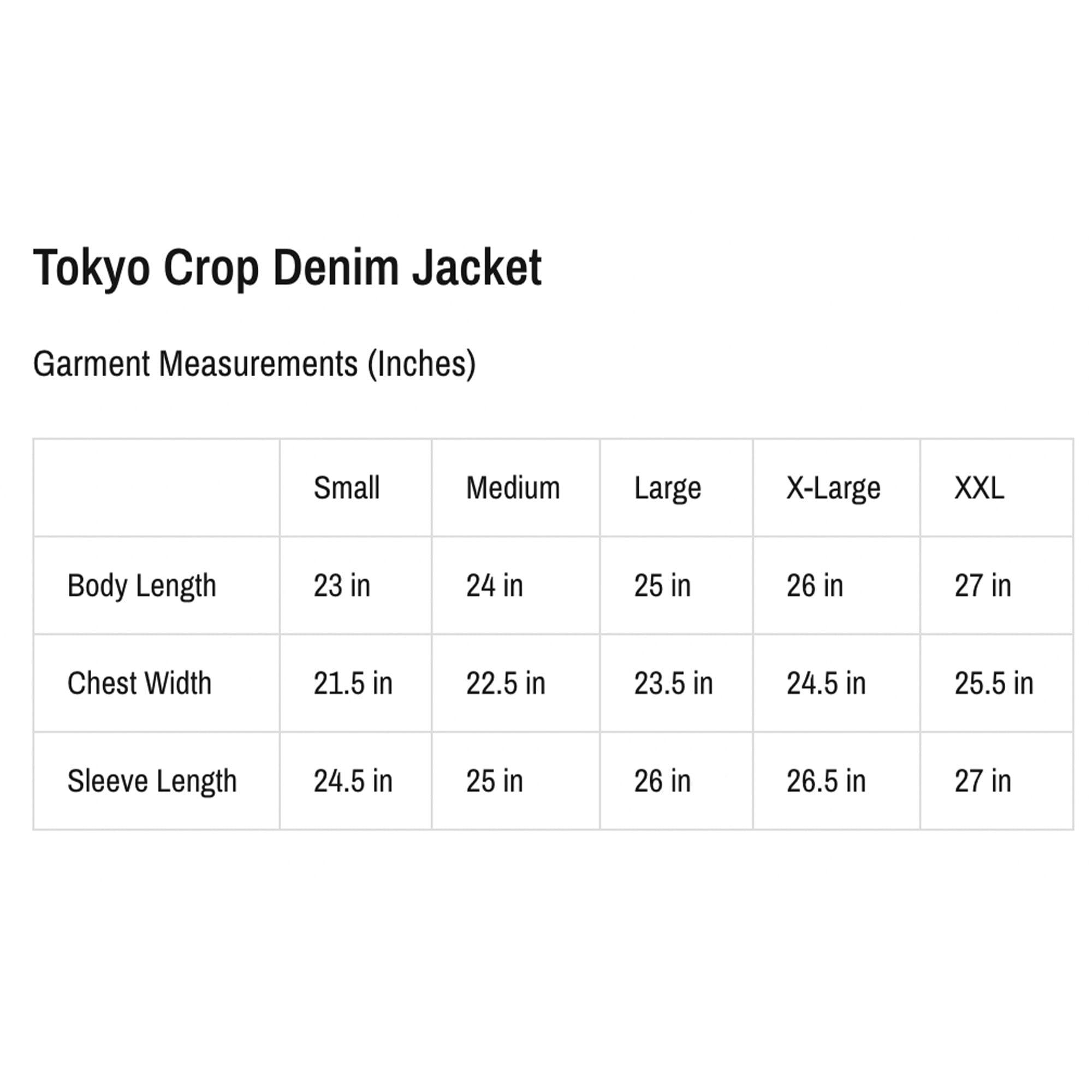 The Tokyo Crop Denim Jacket Product Image