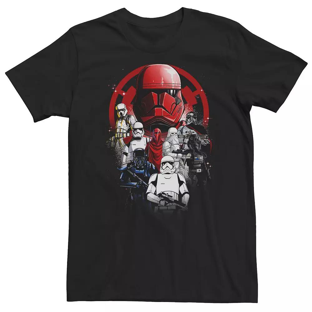 Big & Tall Star Wars Storm Trooper Group Shot Splatter Poster Tee, Men's,  Product Image