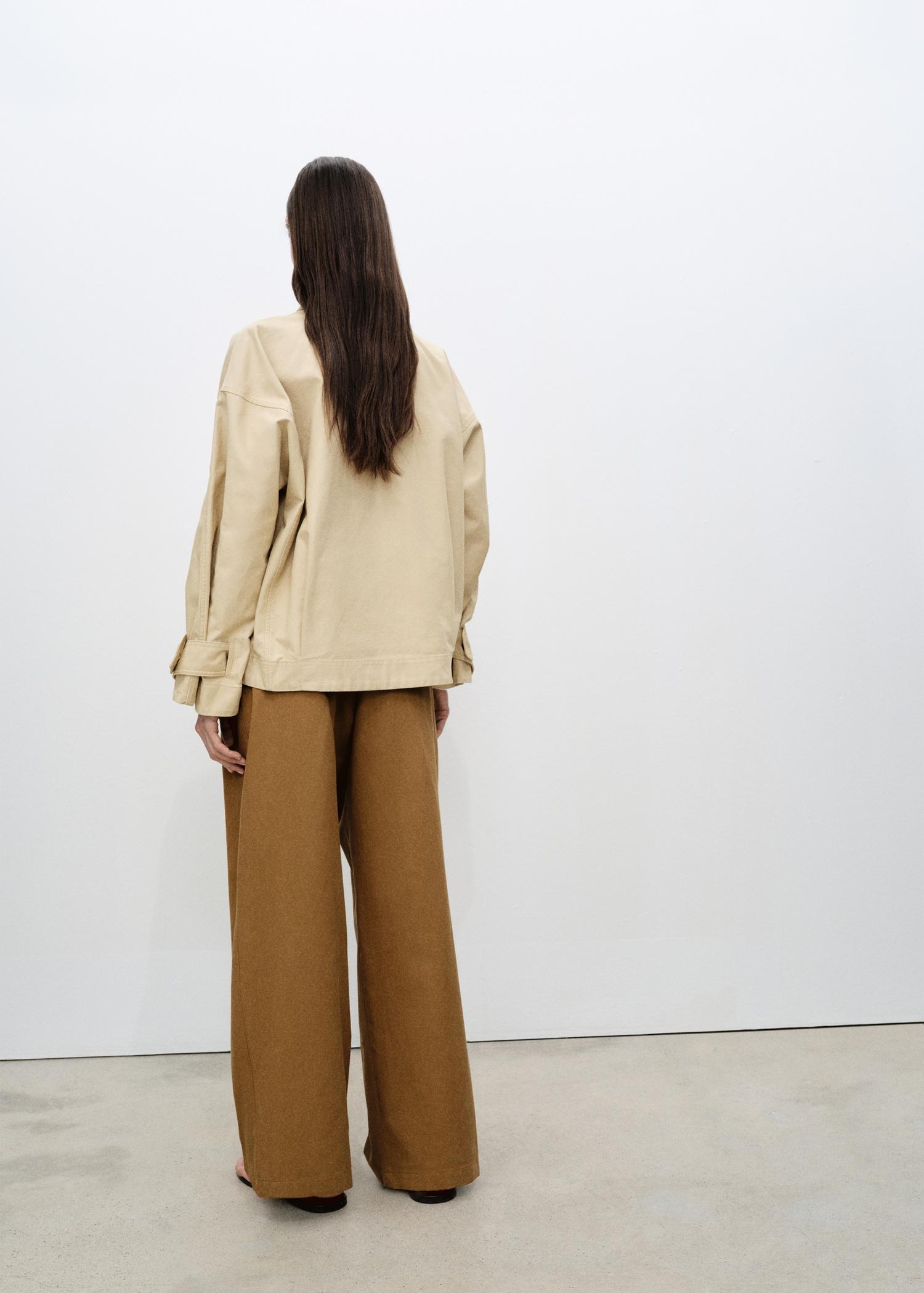 Cotton short trench - Women | MANGO USA Product Image