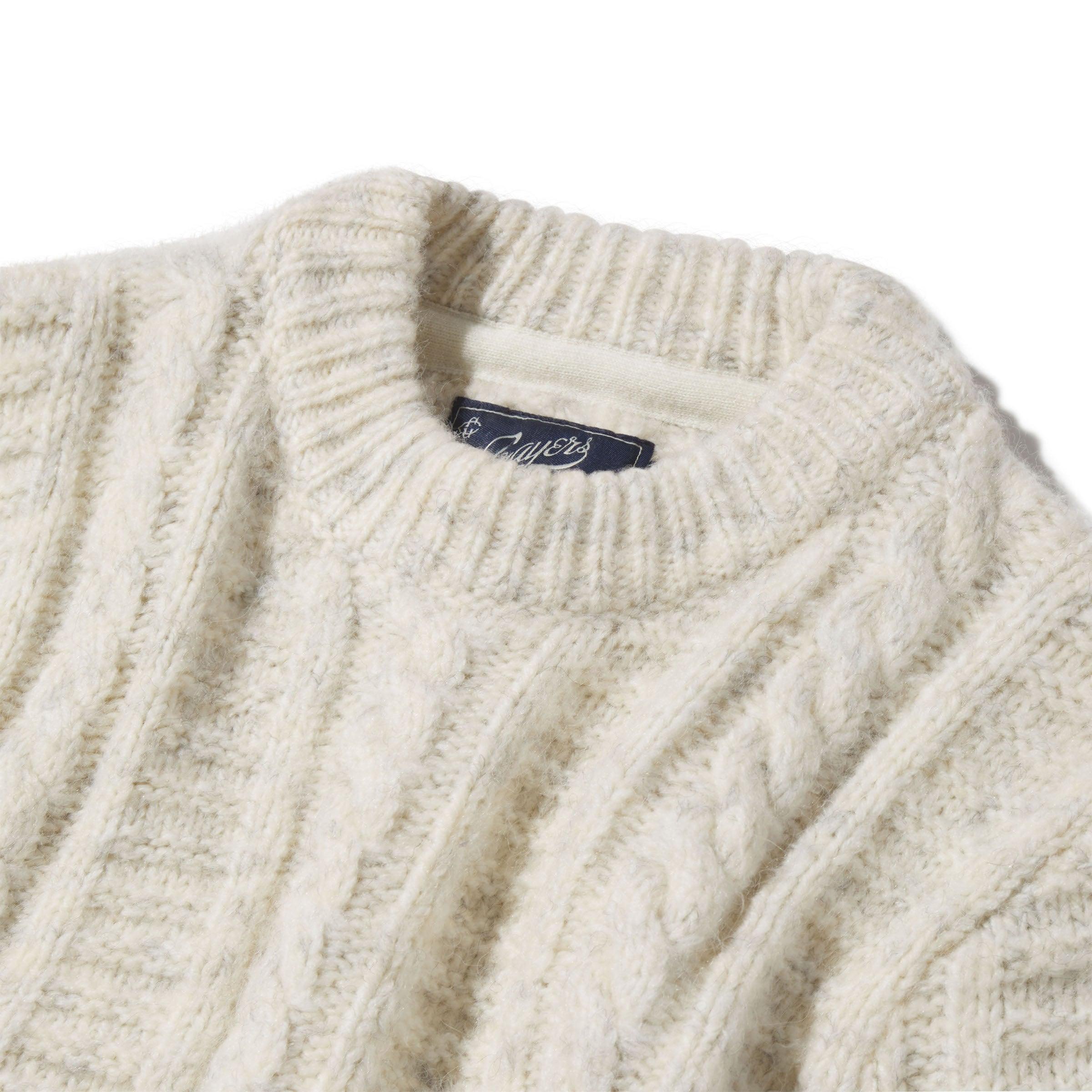 Collegiate Cable Crew - Antique White Product Image