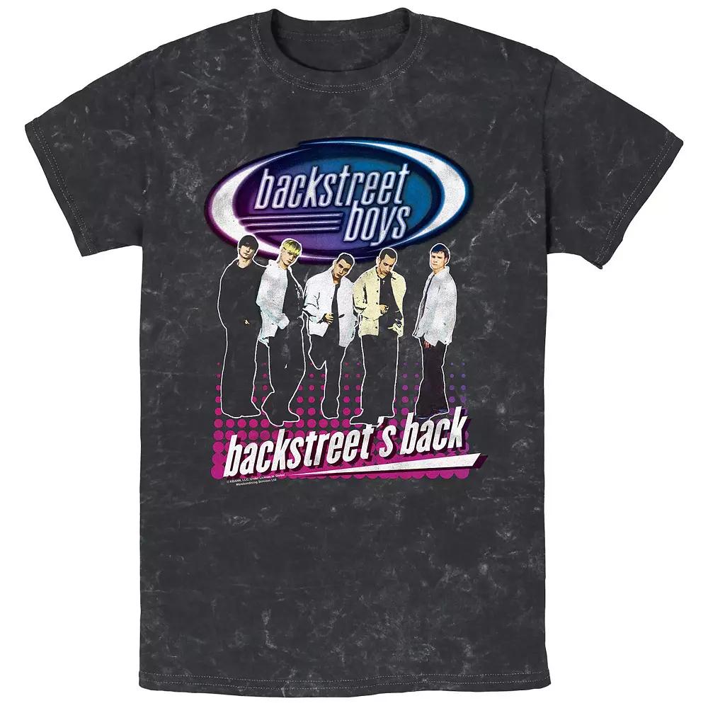 Men's Backstreet Boys Backstreet's Back Mineral Wash Graphic Tee,  Product Image