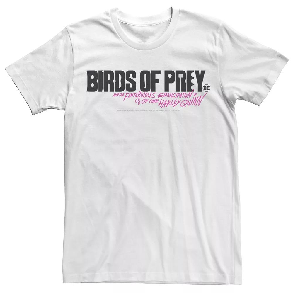 Men's Birds Of Prey And The Fantabulous Emancipation Of One Harley Quinn Text Tee,  Product Image
