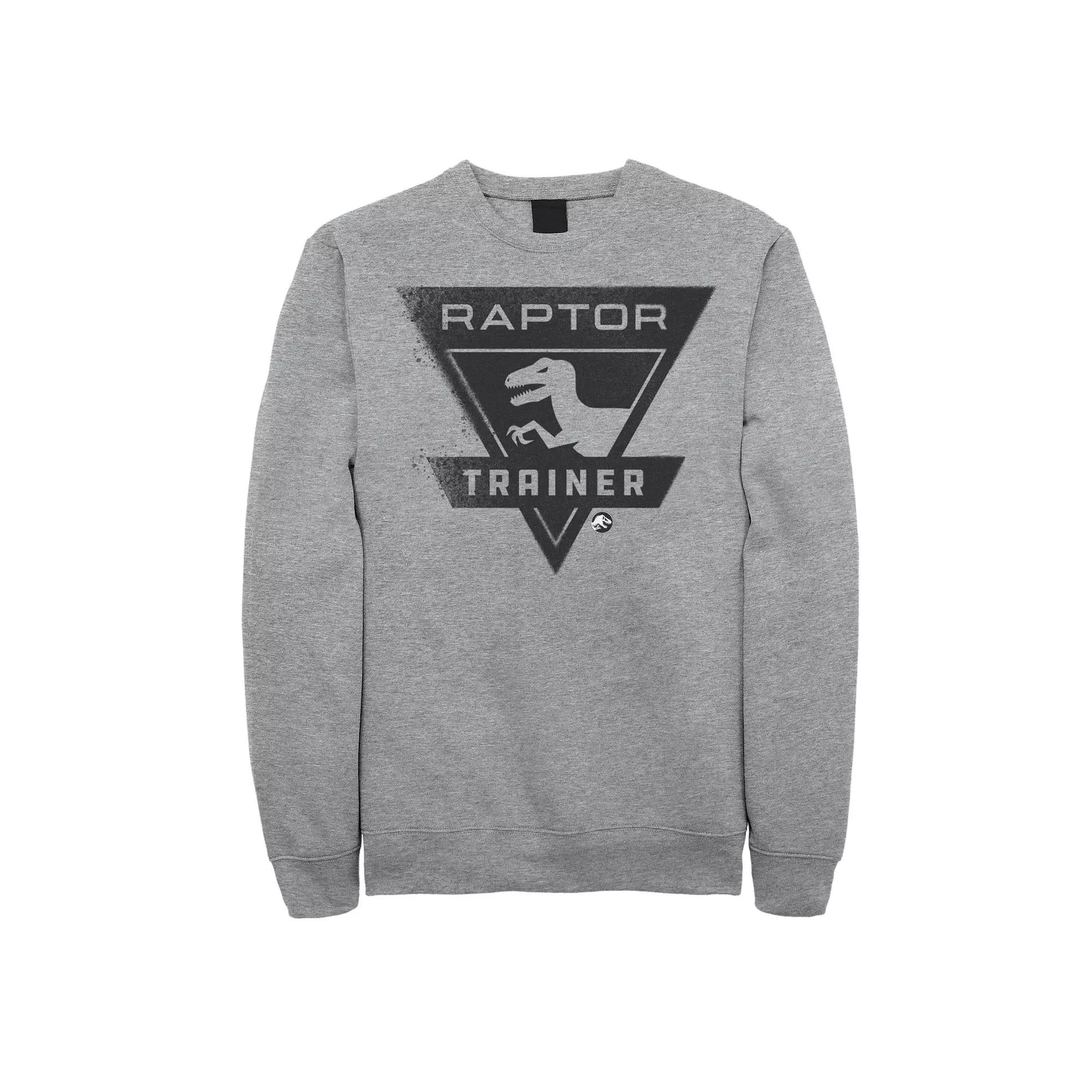 Men's Jurassic World Raptor Trainer Simple Logo Sweatshirt,  Product Image