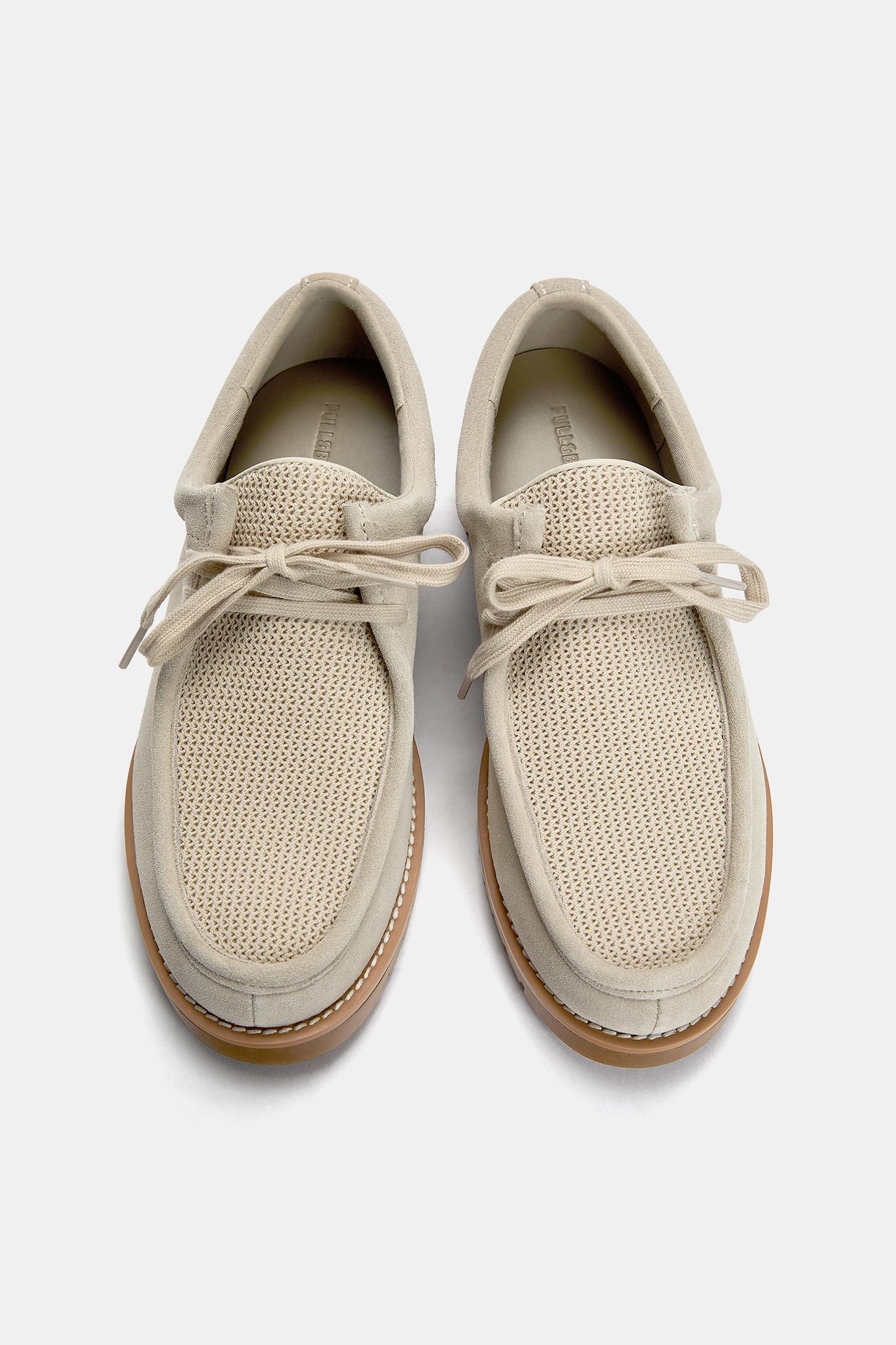 Leather lace-up shoes Product Image