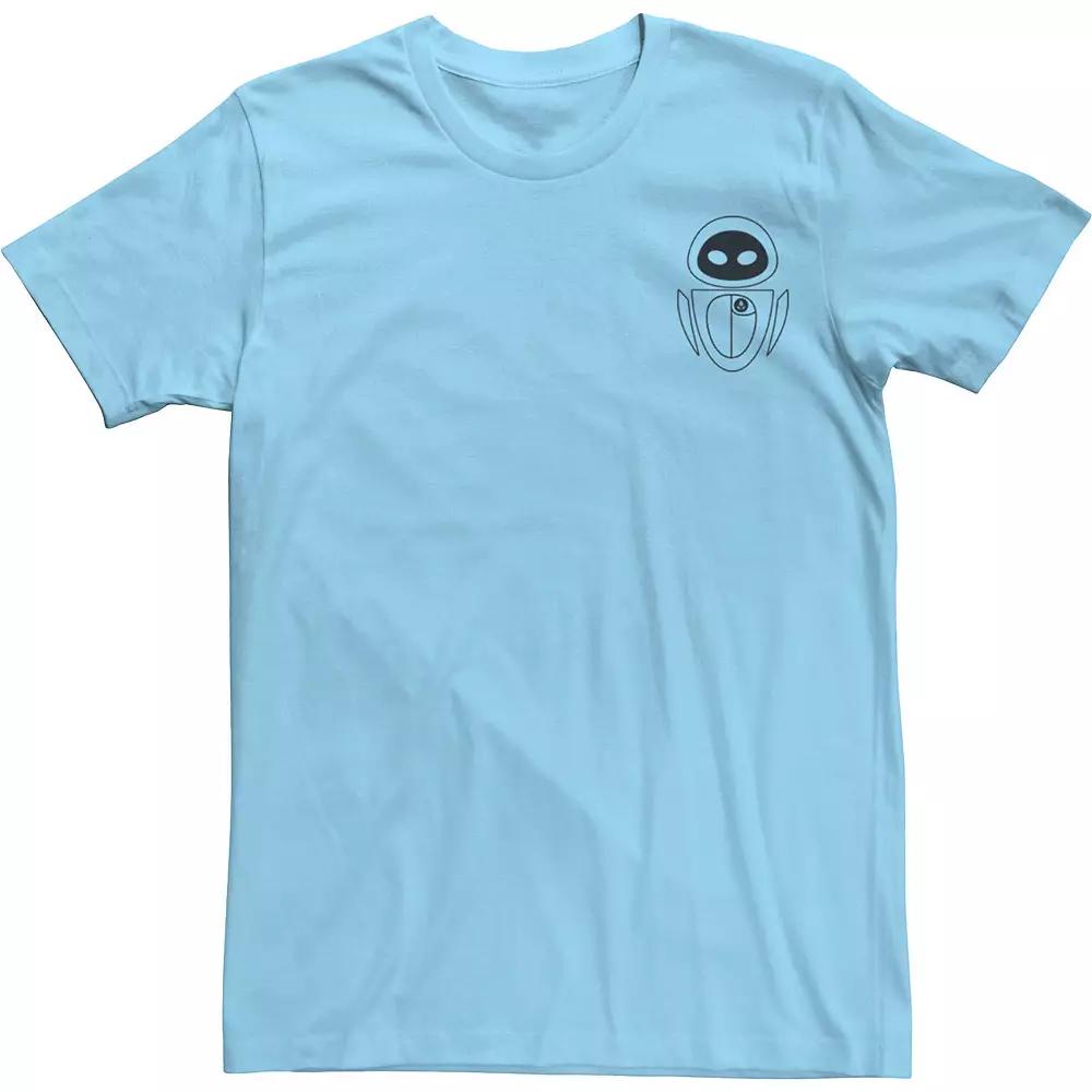 Men's Wall-E Vintage Line Eve Pocket Hit Tee, Size: XXL, Light Blue Product Image