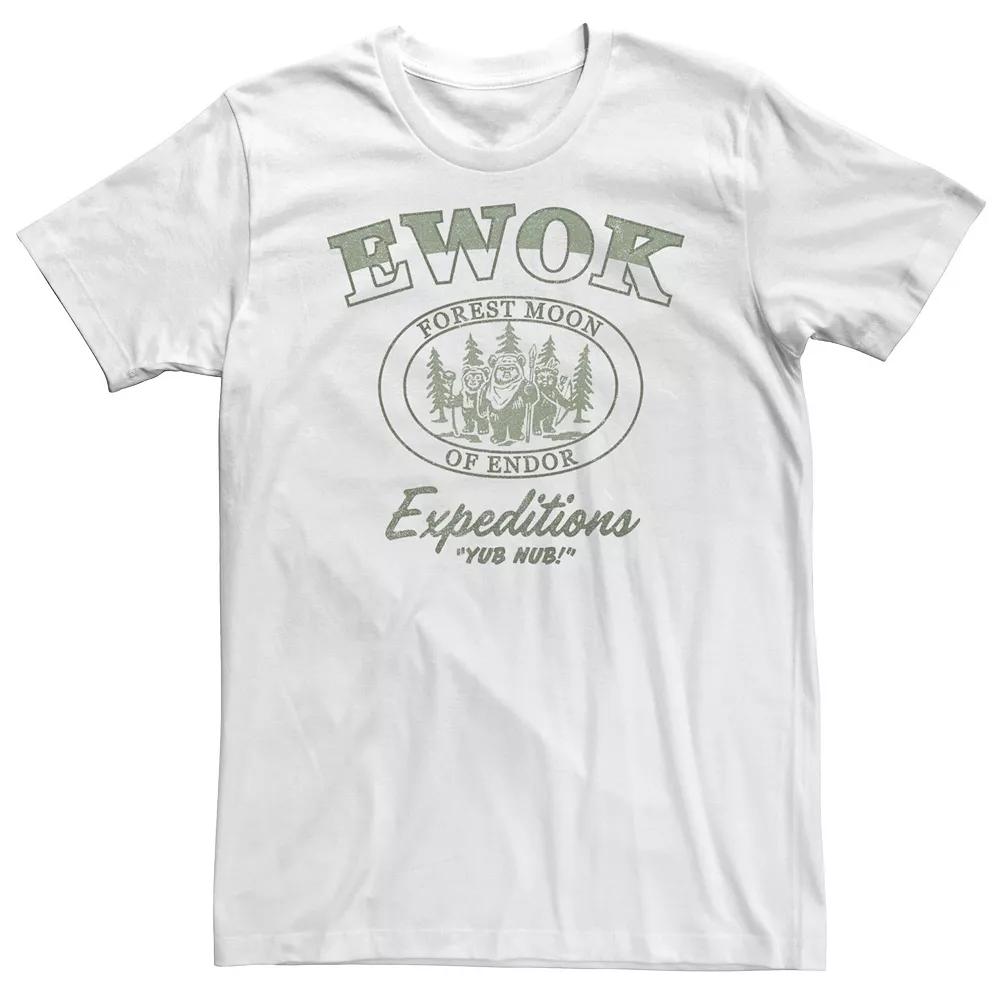 Big & Tall Star War Ewok Expeditions On The Forest Moon Earth Day Tee, Men's,  Product Image