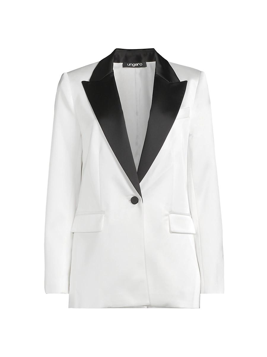 Womens Alessia Duchesse Satin Jacket Product Image