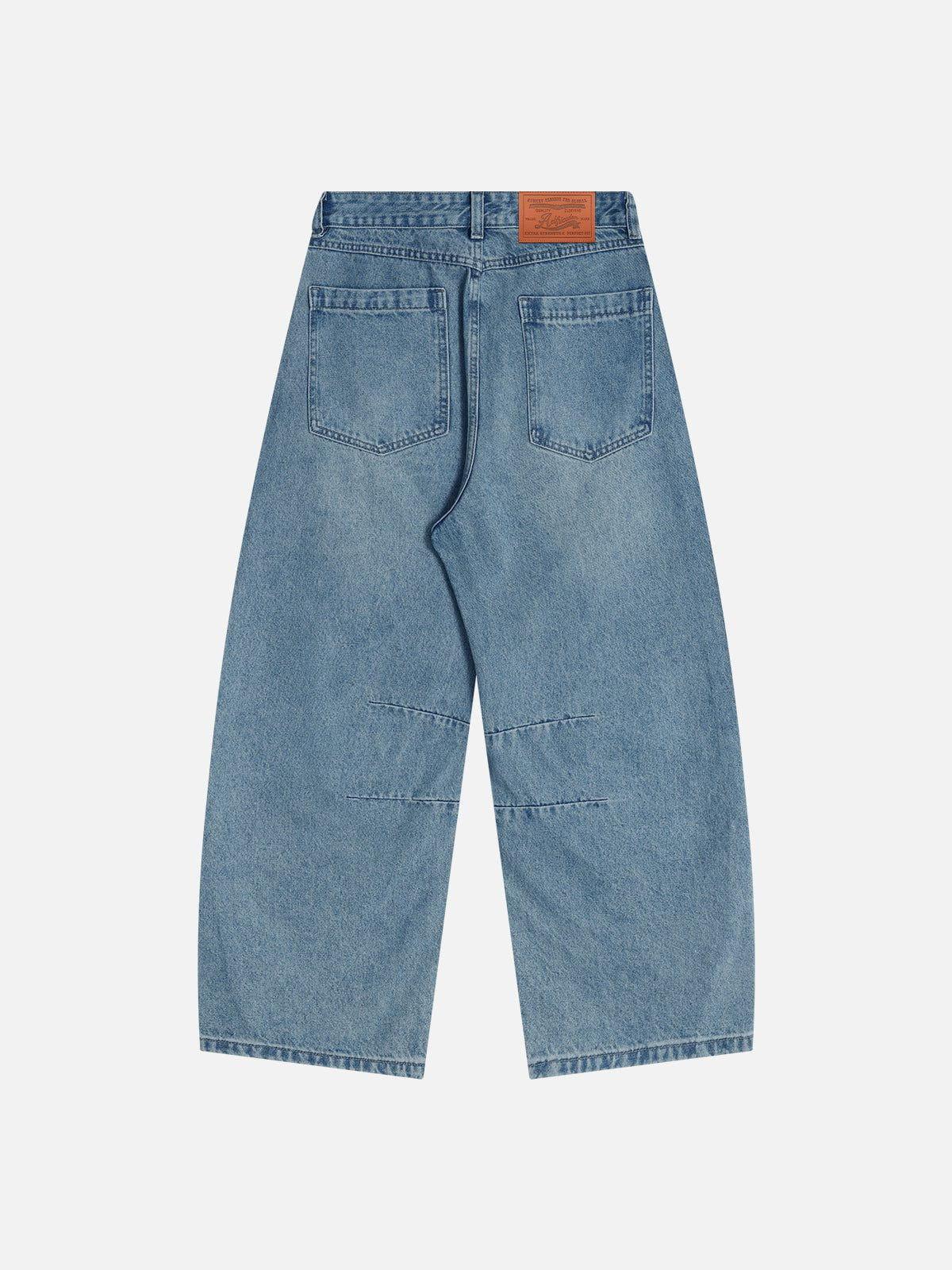 Aelfric Eden Hotfix Rhinestone Super Baggy Barrel Jeans Female Product Image