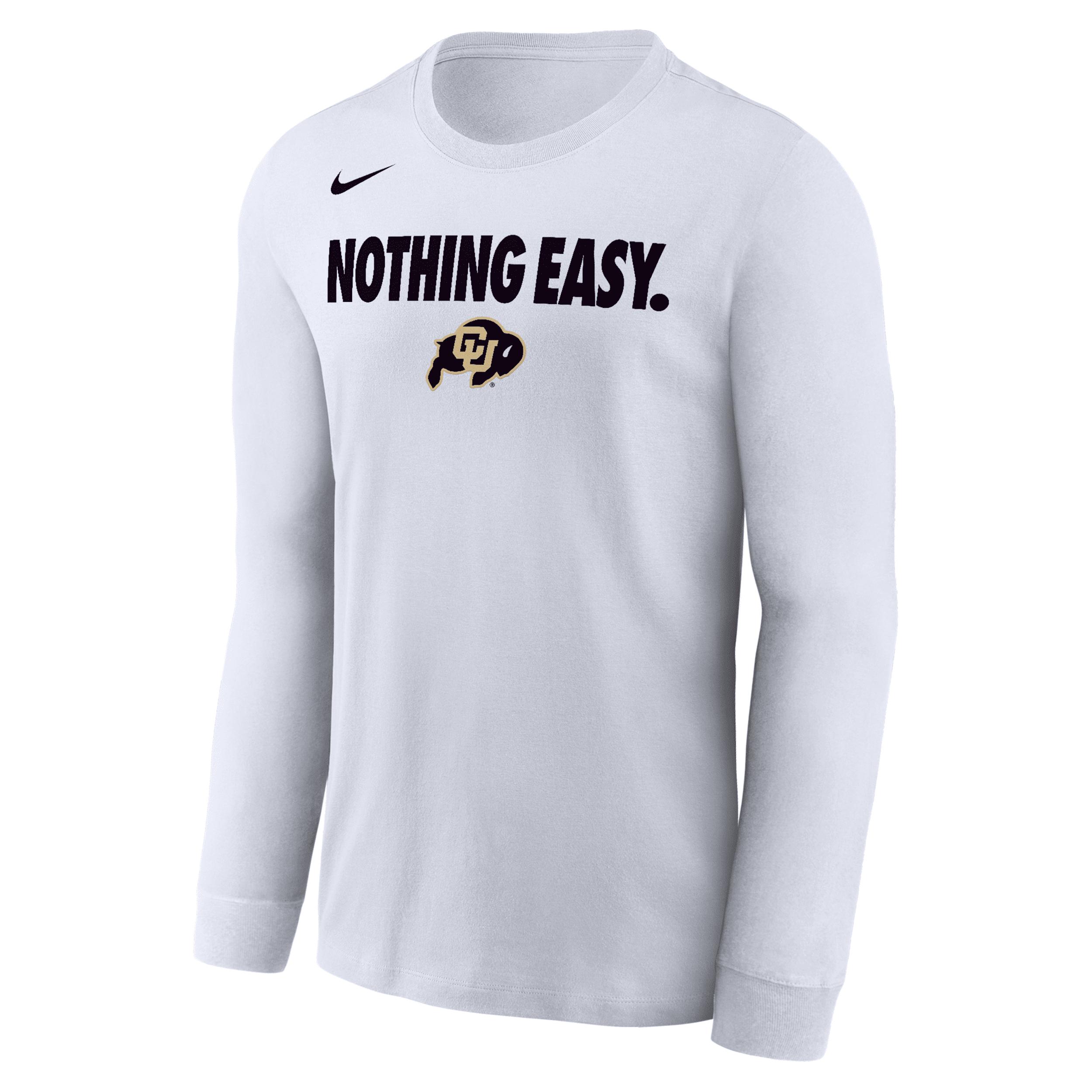Creighton Nike Mens College Long-Sleeve T-Shirt | M22284MMBJ-WHT Product Image