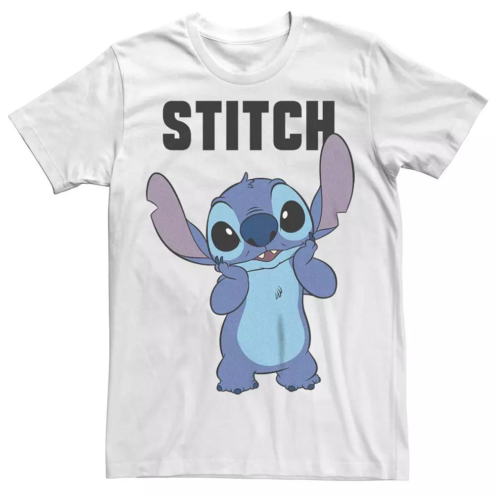 Disney's Lilo & Stitch Men's Cute Bashful Tee,  Product Image