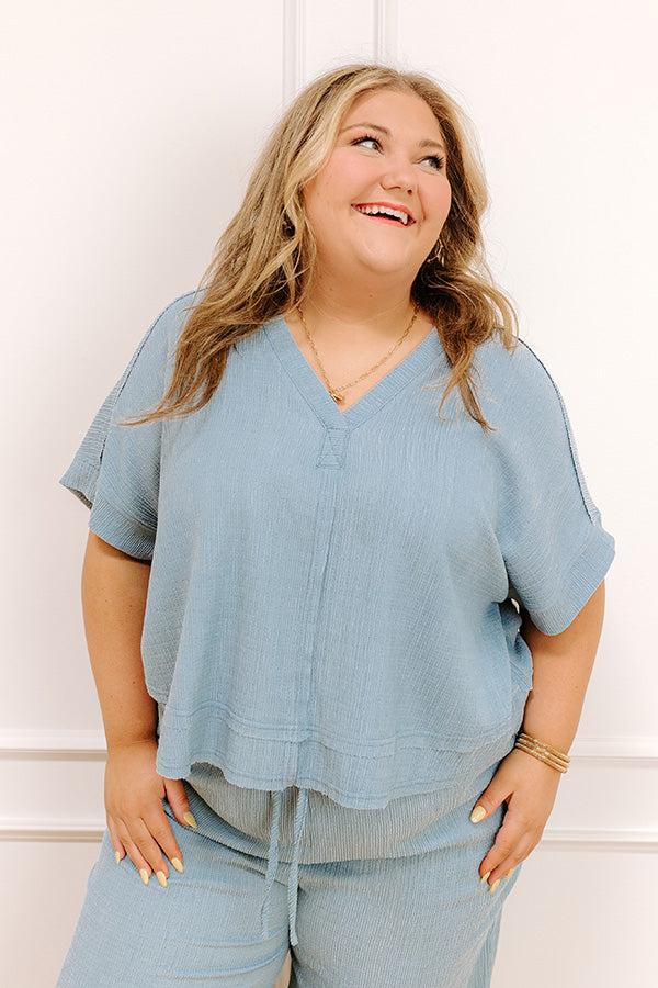 Ready For Vacay Knit Top Curves Product Image