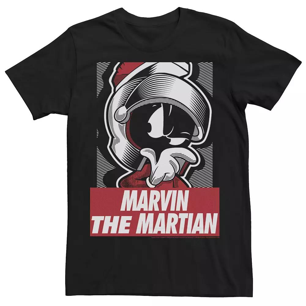 Men's Looney Tunes Marvin The Martian Graphic Poster Tee,  Product Image