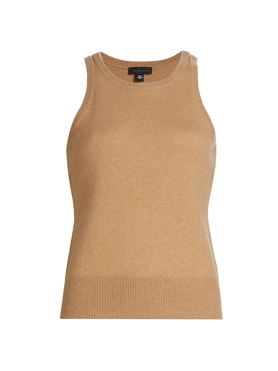 Womens Scoopneck Cashmere Tank Product Image