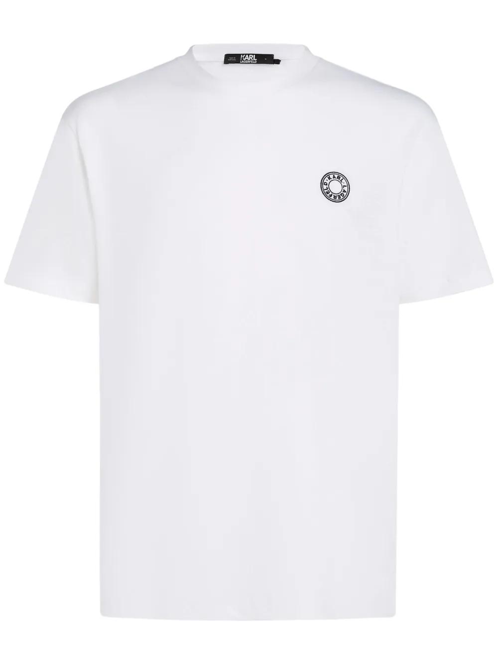 circle-logo cotton T-shirt Product Image