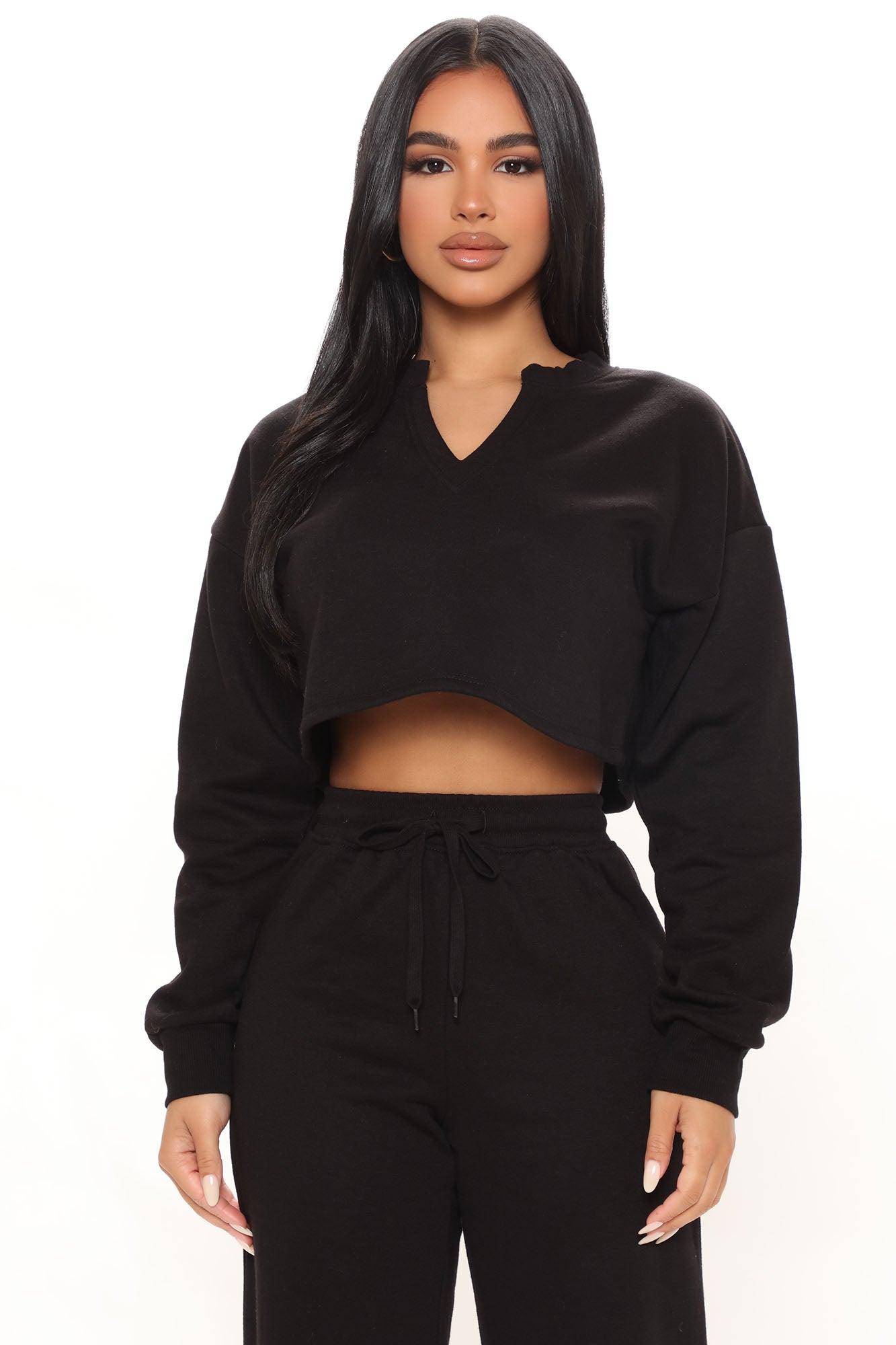 Doing Things Jogger Set - Black Product Image