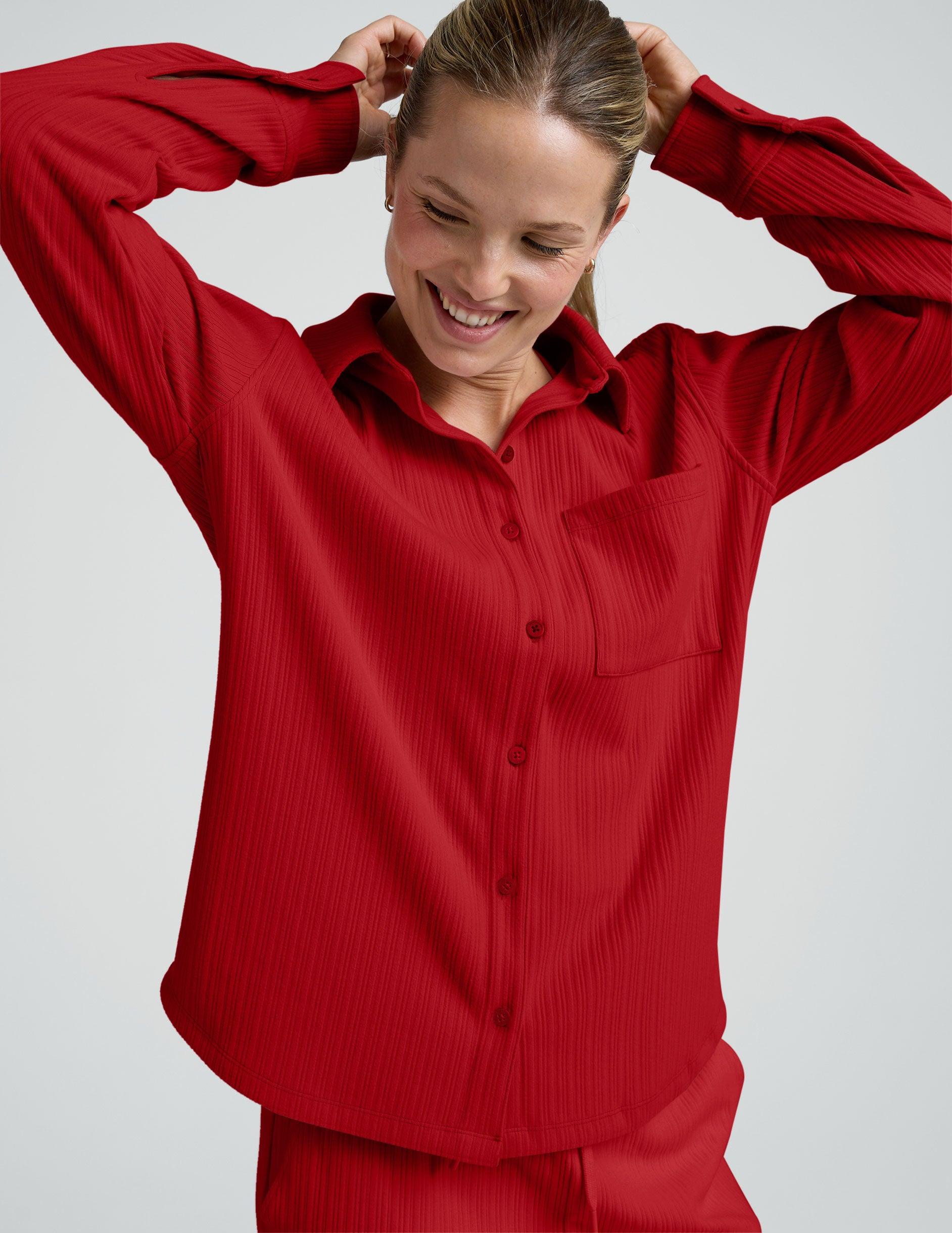 Breathe Easy Ribbed Front Shirt Product Image