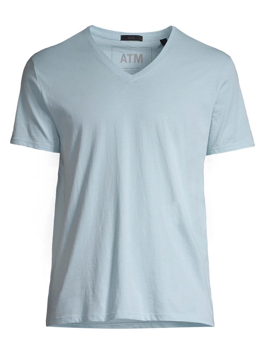 Mens Classic Jersey V-Neck T-Shirt Product Image