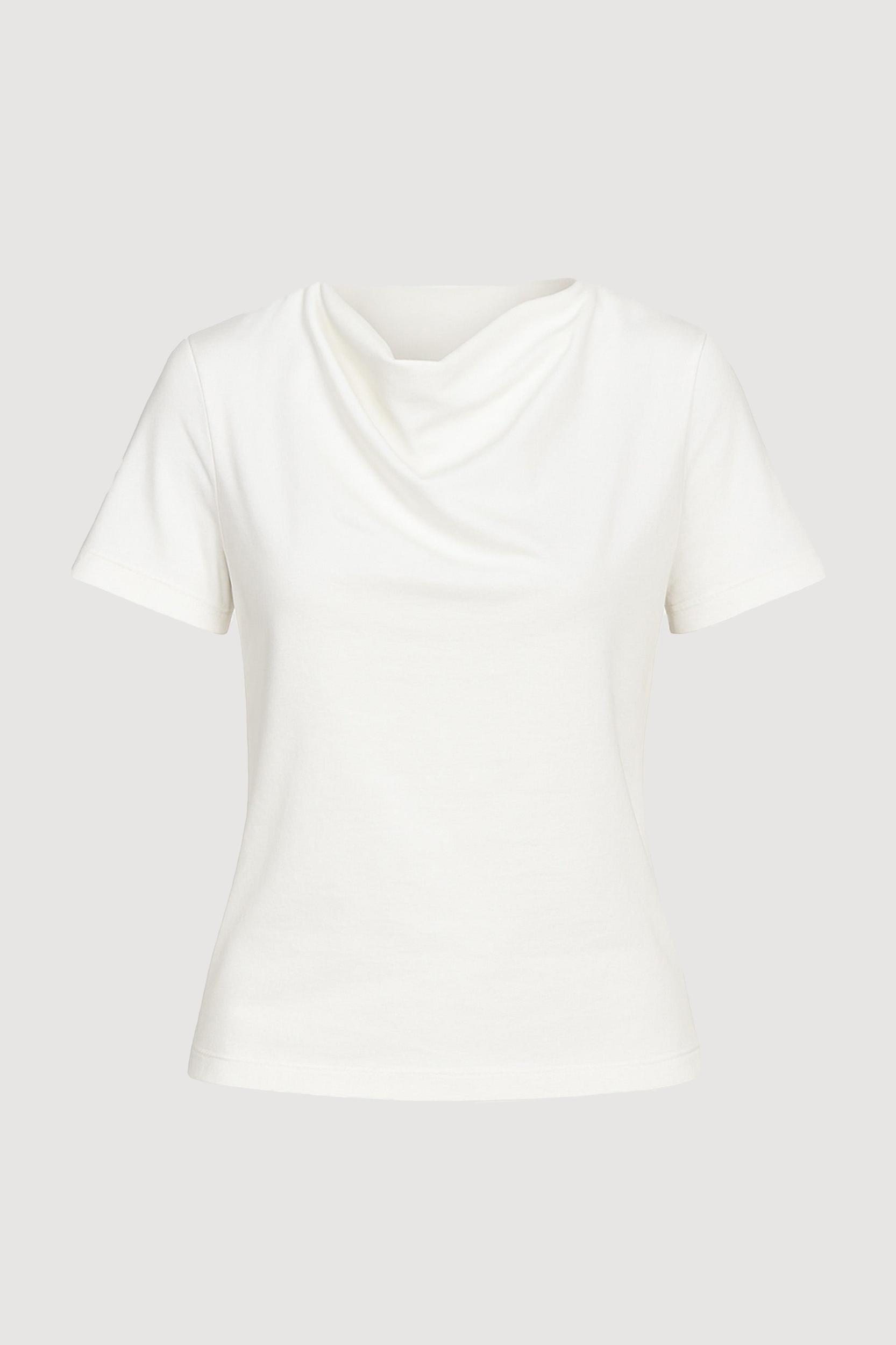Kendra Organic Cotton Cowl-Neck Tee Product Image