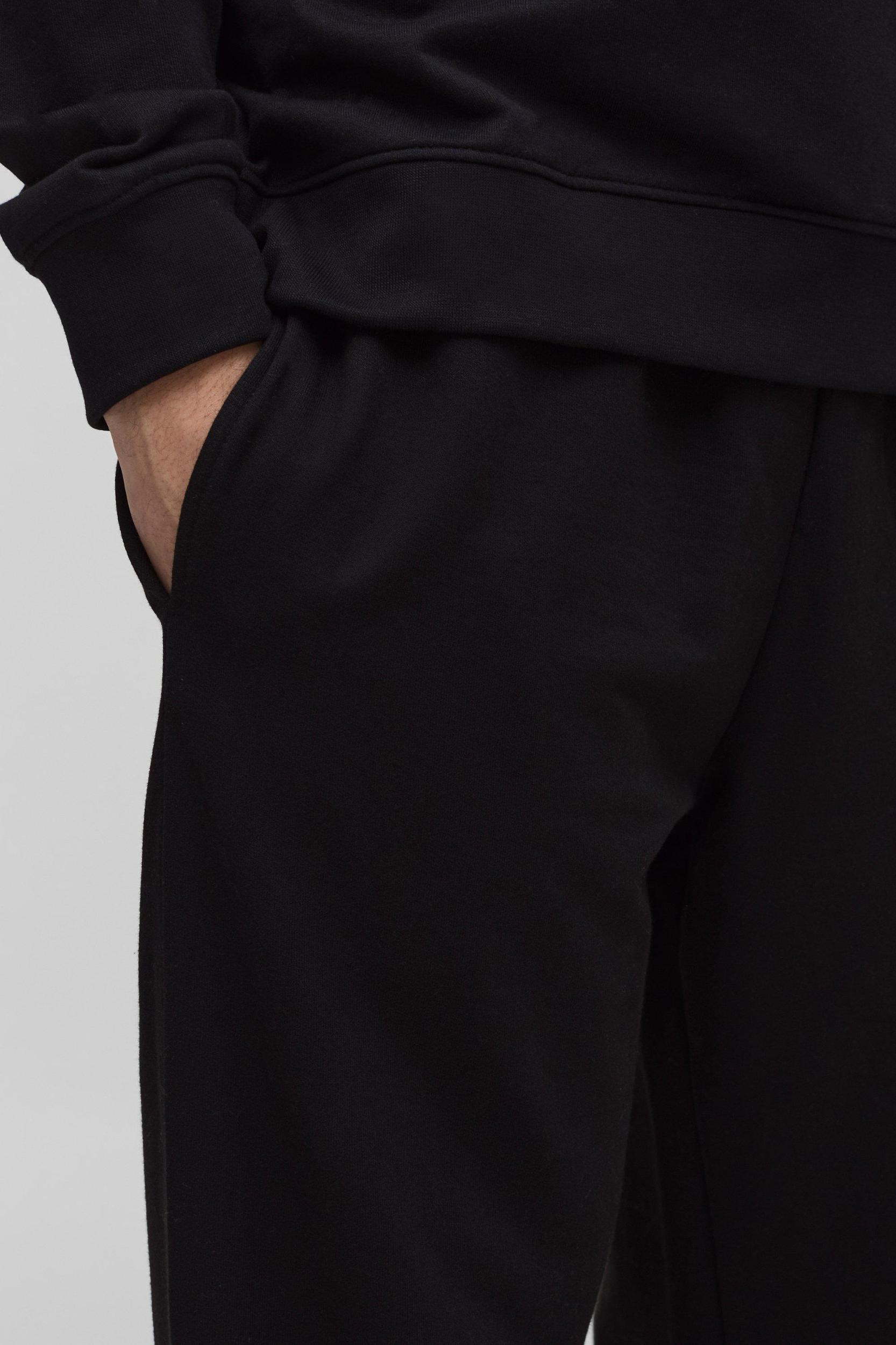 260GSM Loopback Basic Straight Leg Sweatpants | boohooMAN USA Product Image