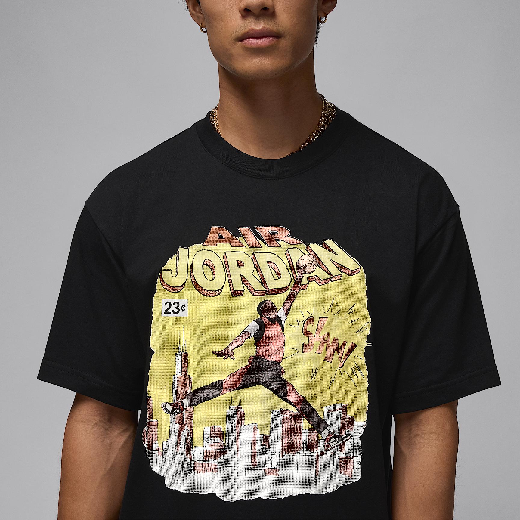Mens Jordan Comic T-Shirt | IF0784-010 Product Image