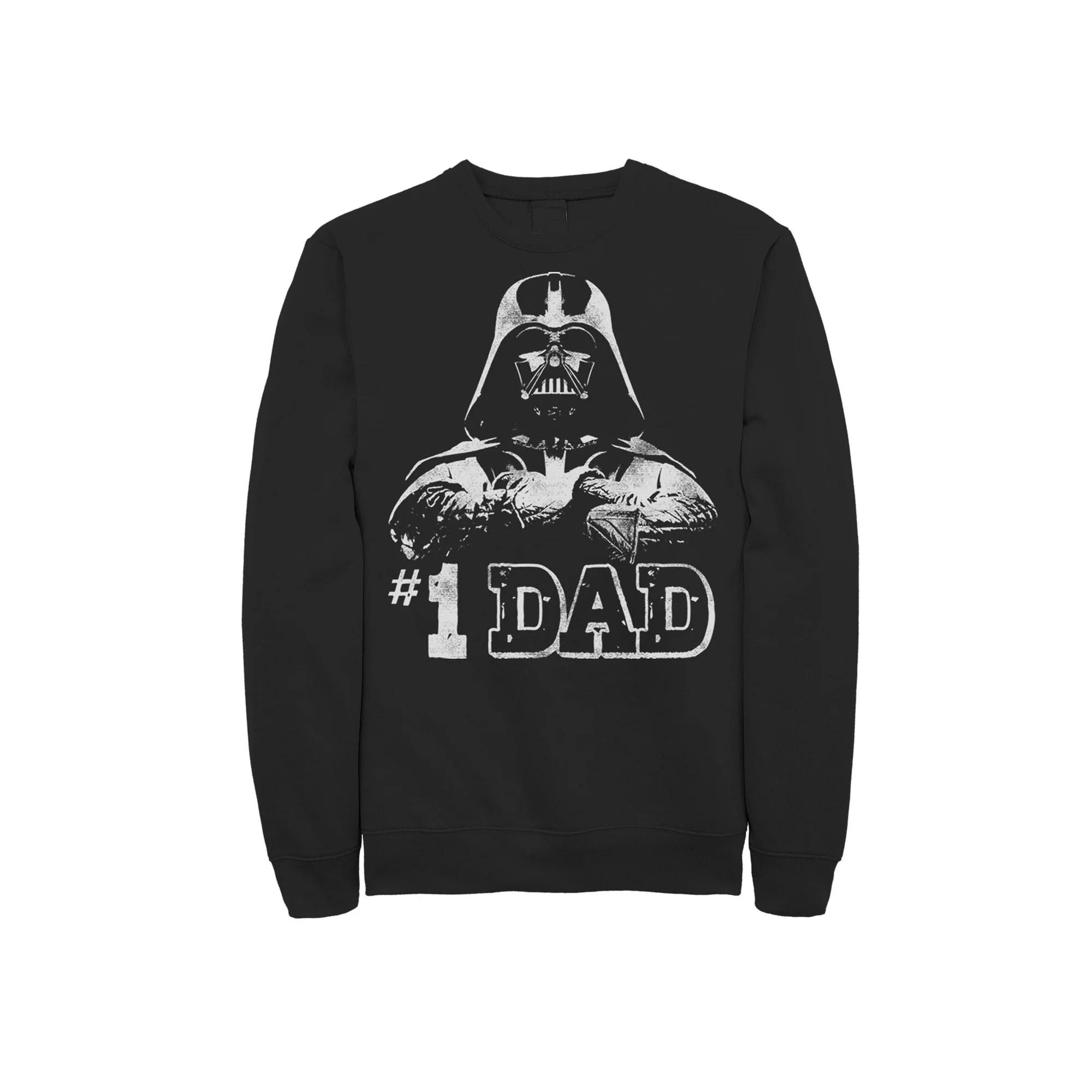 Men's Star Wars Vader #1 Dad Vintage Father's Day Sweatshirt,  Product Image