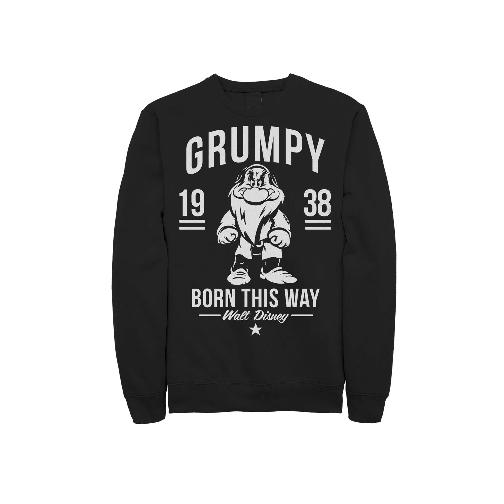 Disney's Snow White Grumpy Men's Born This Way Sweatshirt,  Product Image