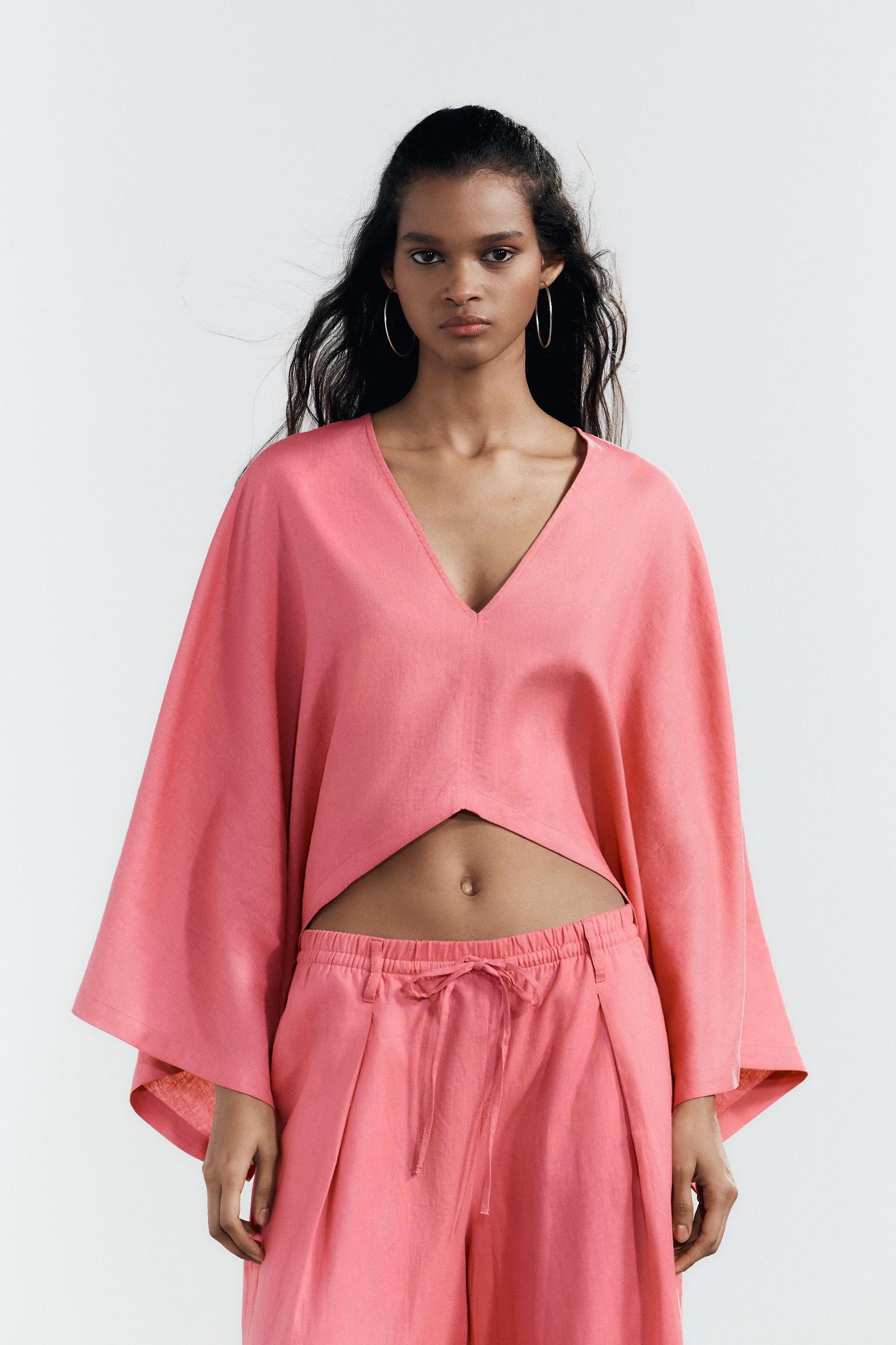 LINEN PALAZZO PANTS Product Image