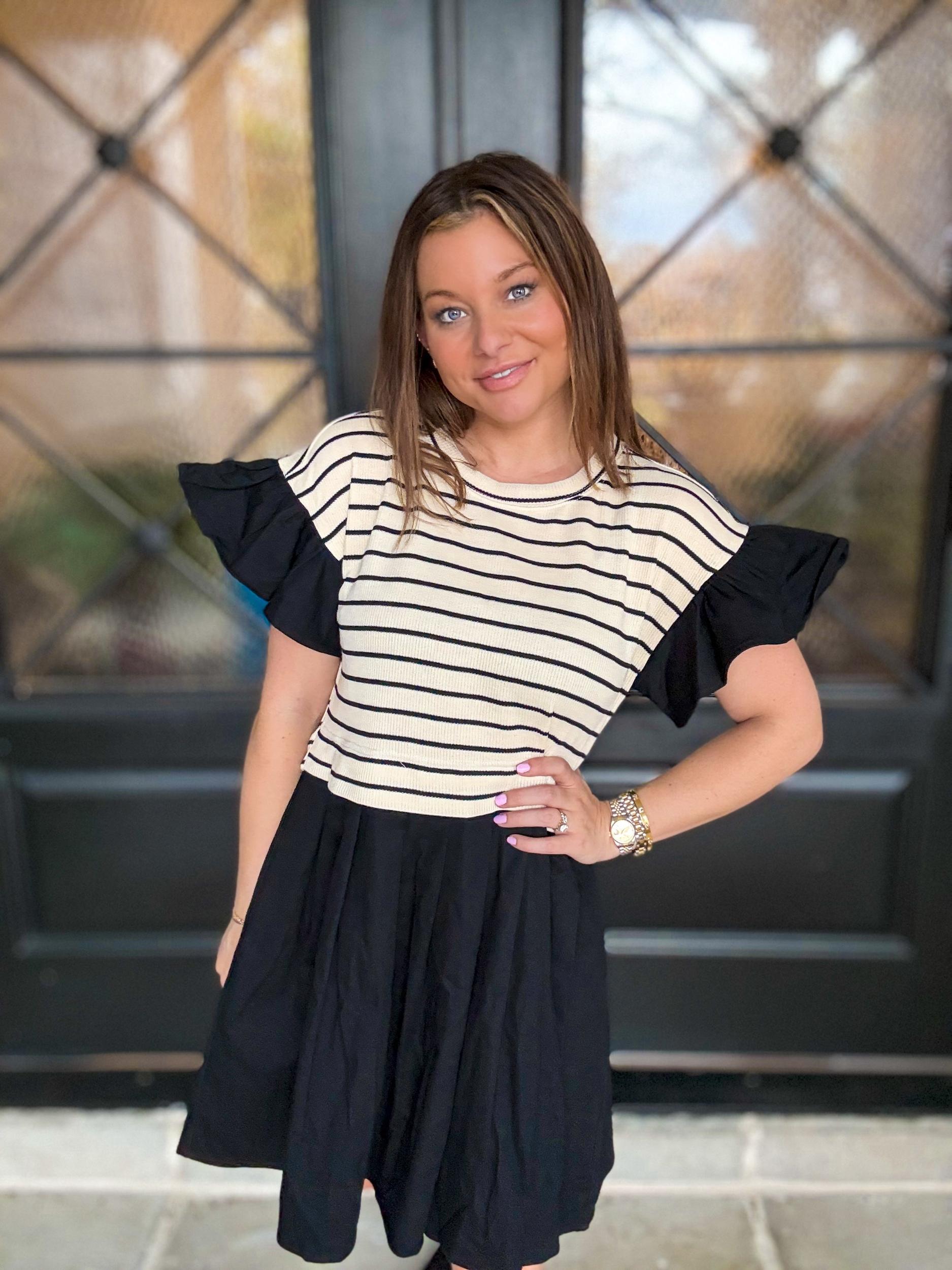 Joanna Stripe Dress Product Image