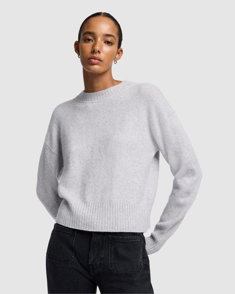 Cashmere Blend Crewneck Sweater Product Image