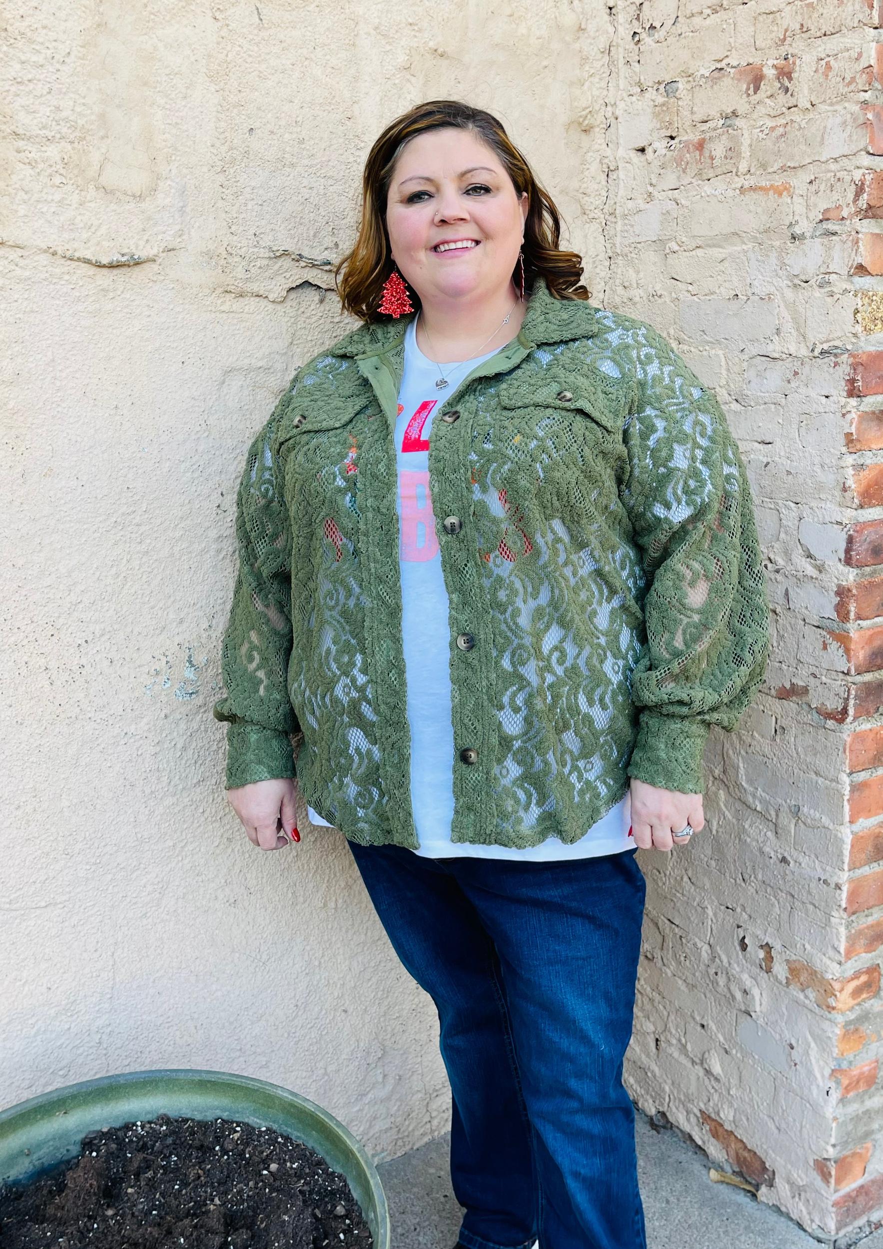 Mabelline Sweet Whispers Shirt/Jacket by Jaded Gypsy Product Image