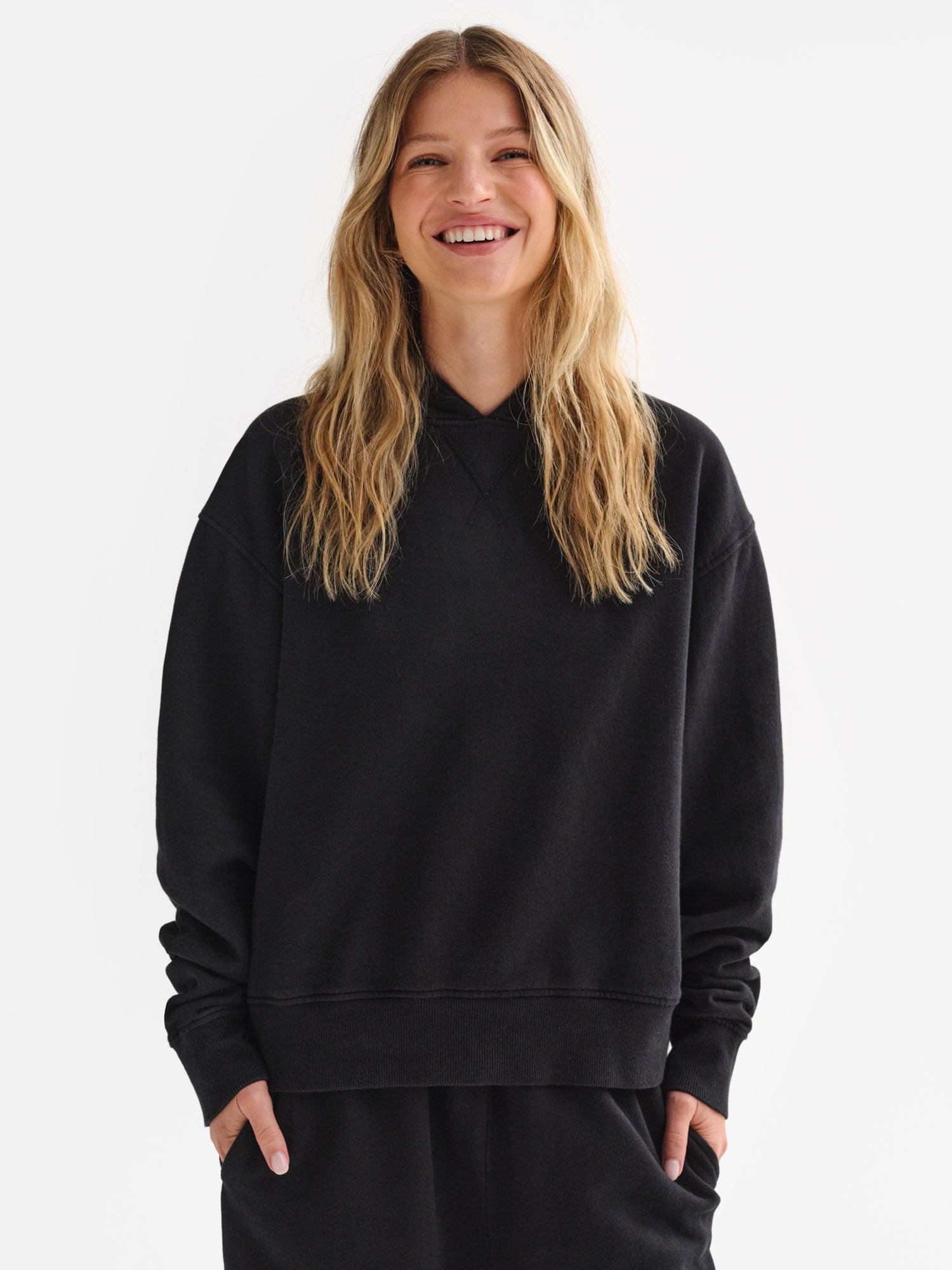 Organic Fleece Relaxed Hoodie Female Product Image