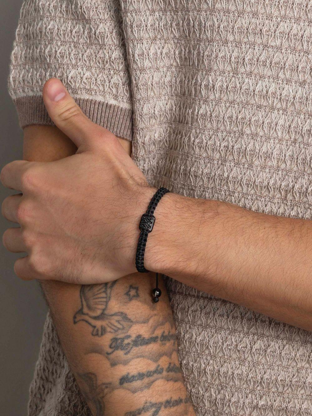 crystal-embellished drawstring bracelet Product Image