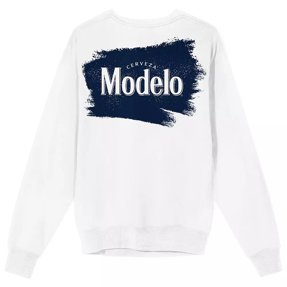 Men's Modelo Diamond Frame Beer Logo Graphic Sweatshirt,  Product Image