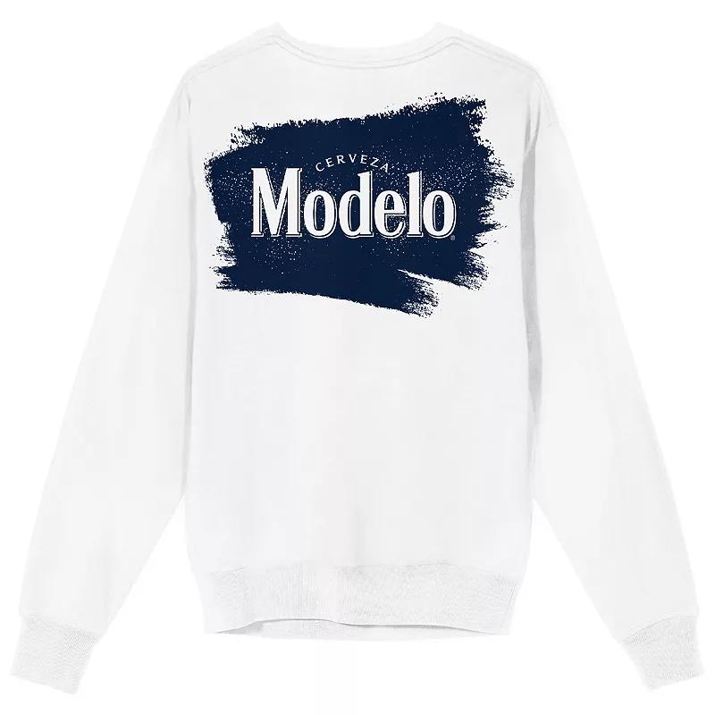 Men's Modelo Diamond Frame Beer Logo Graphic Sweatshirt,  Product Image