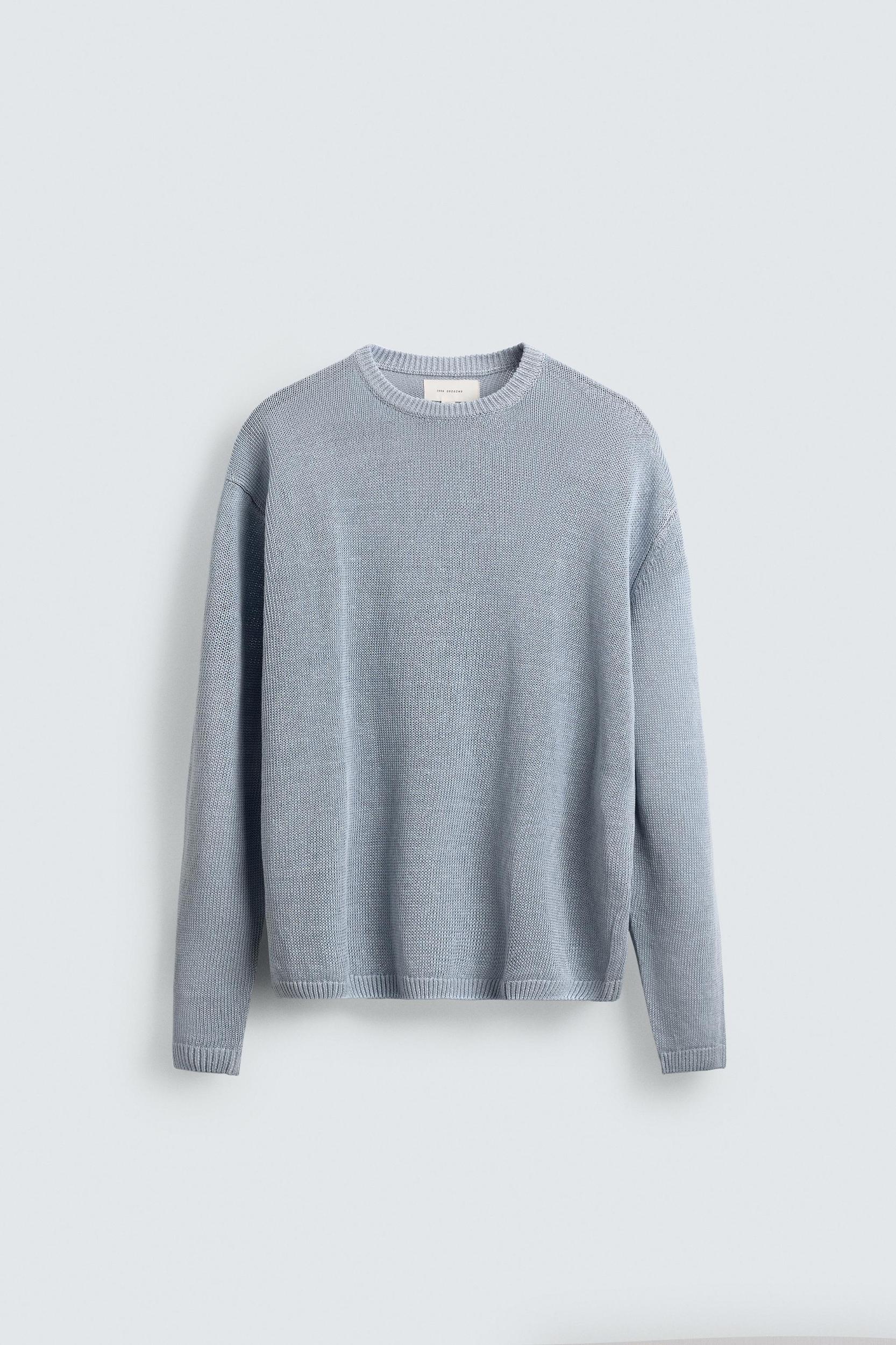 REGULAR FIT 100% LINEN JUMPER Product Image