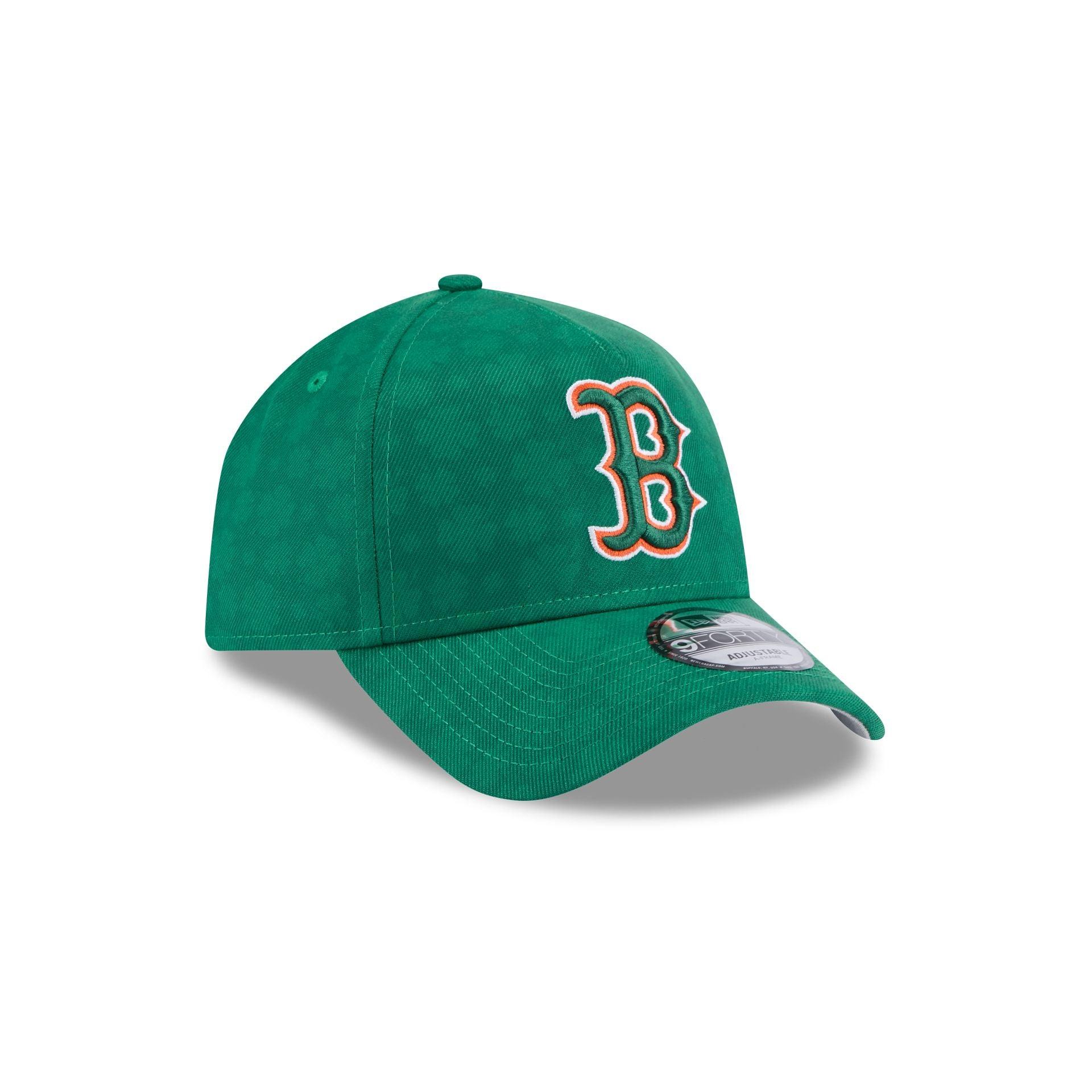 Boston Red Sox St. Patrick's Day 2025 9FORTY A-Frame Snapback Hat Male Product Image