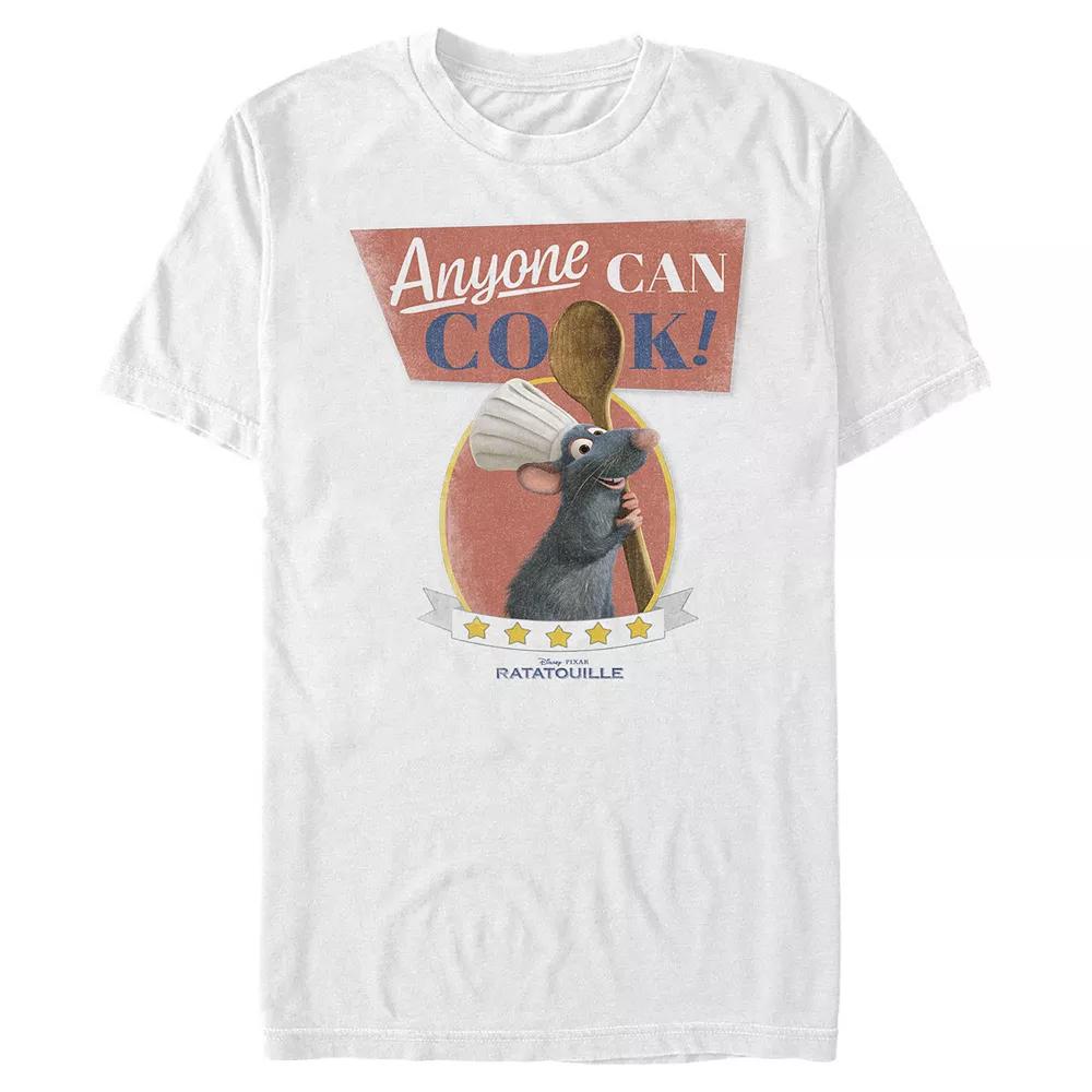 Disney / Pixar's Ratatouille Anyone Can Cook Poster Men's Graphic Tee,  Product Image
