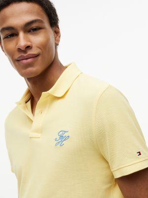Regular Fit Script Monogram Pique Polo Product Image