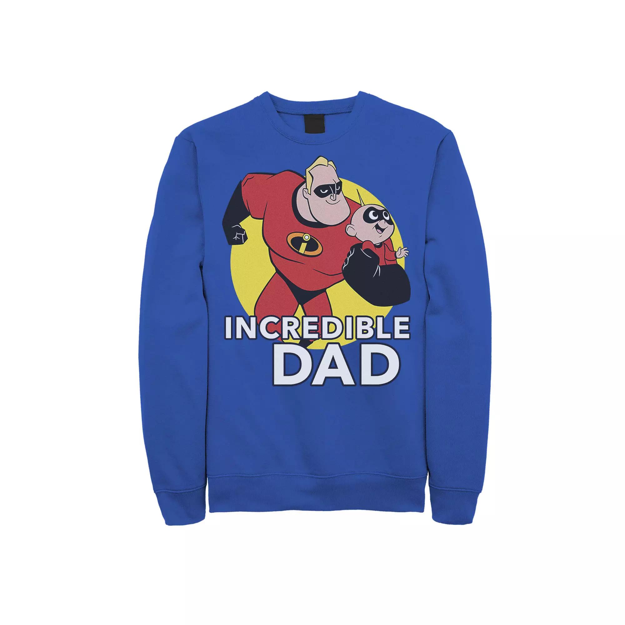 Men's Disney / Pixar Incredibles 2 Jack Jack and Dad Sweatshirt,  Product Image