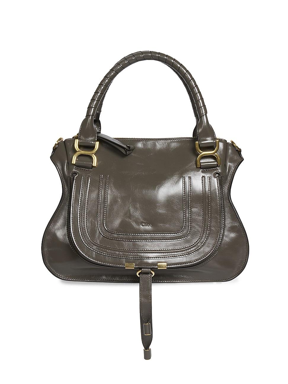 Womens Medium Marcie Leather Satchel Product Image