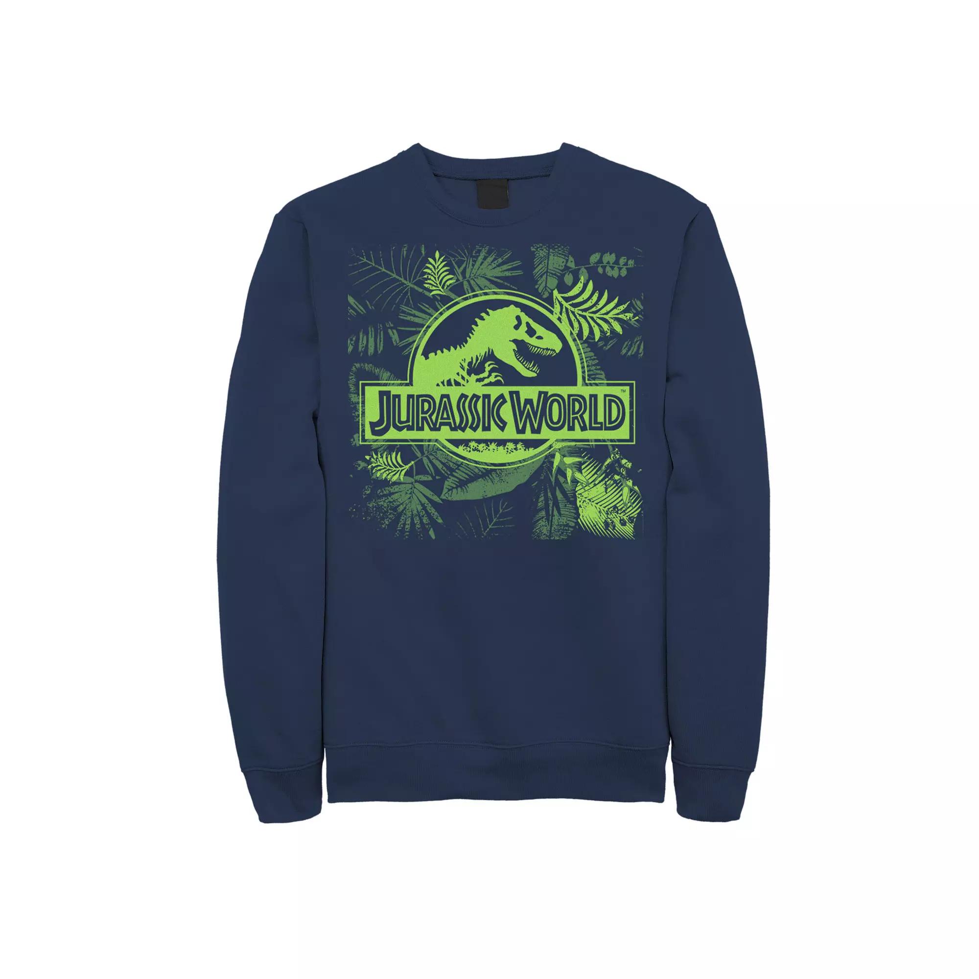 Men's Jurassic World Jungle Classic Logo Pullover Sweatshirt,  Product Image