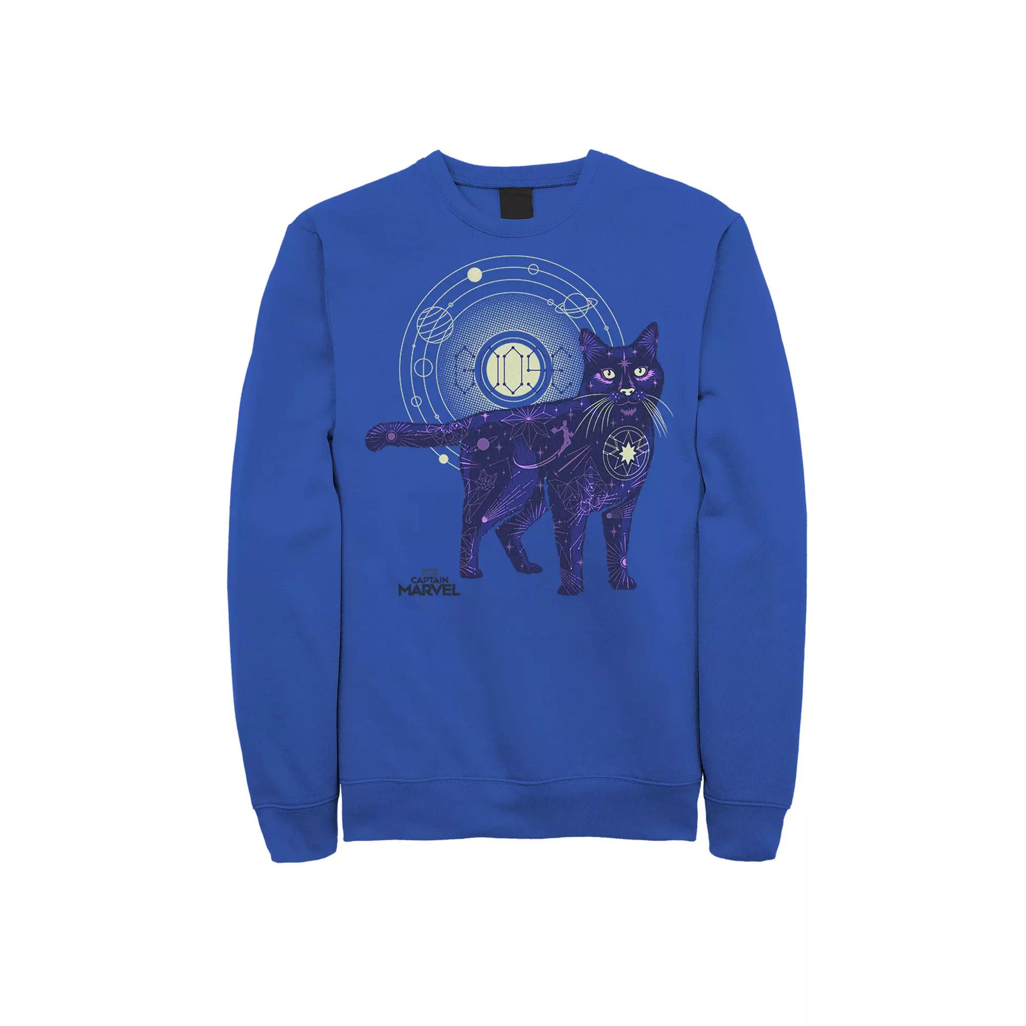 Men's Marvel Avengers Endgame Captain Marvel Serious Pose Sweatshirt,  Product Image