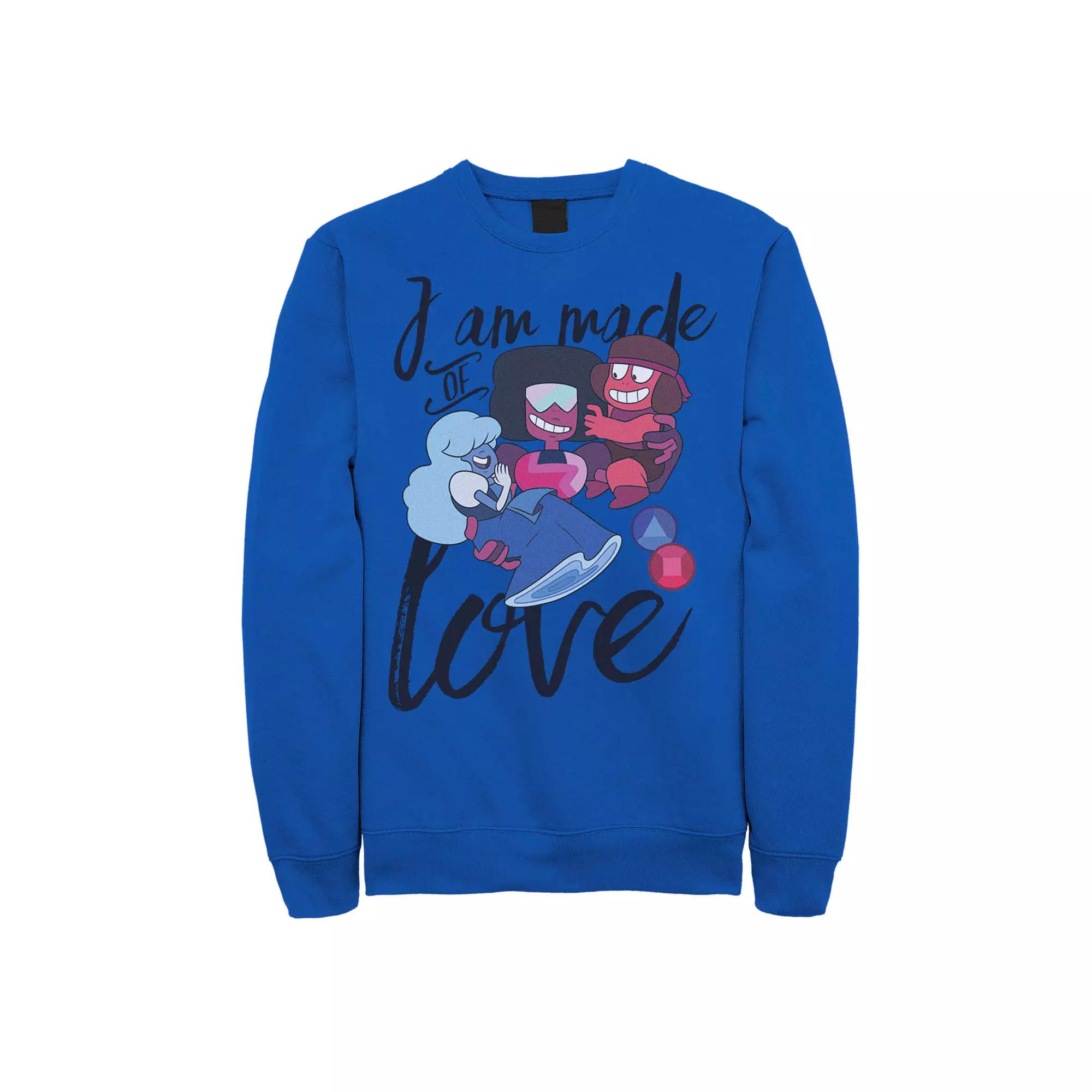 Men's Cartoon Network Steven Universe I Am Made Of Love Sweatshirt,  Product Image