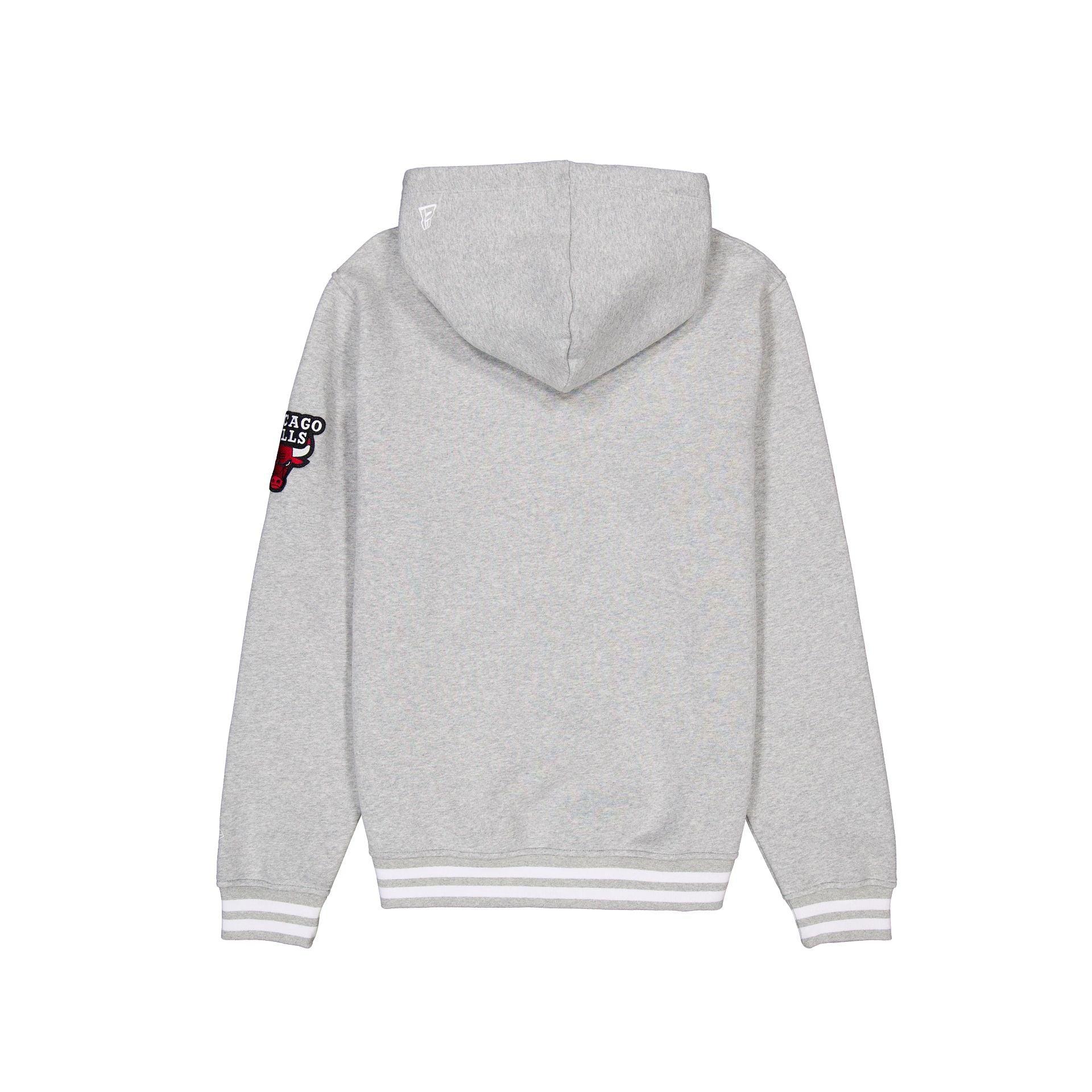 Chicago Bulls Gray Logo Select Full-Zip Hoodie Male Product Image