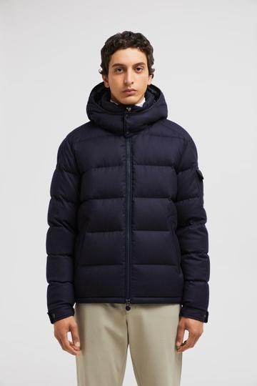 MONCLER Montgenevre Wool Down Jacket In Navy Product Image