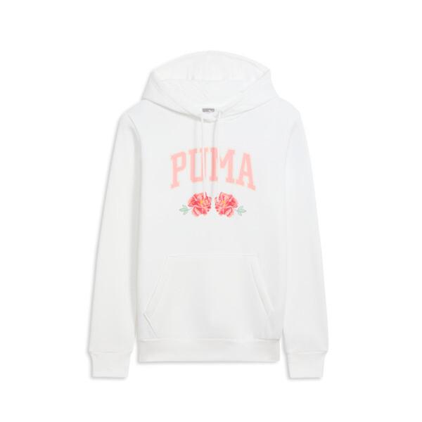 PUMA Faux Embroidered Floral Women's Hoodie Product Image