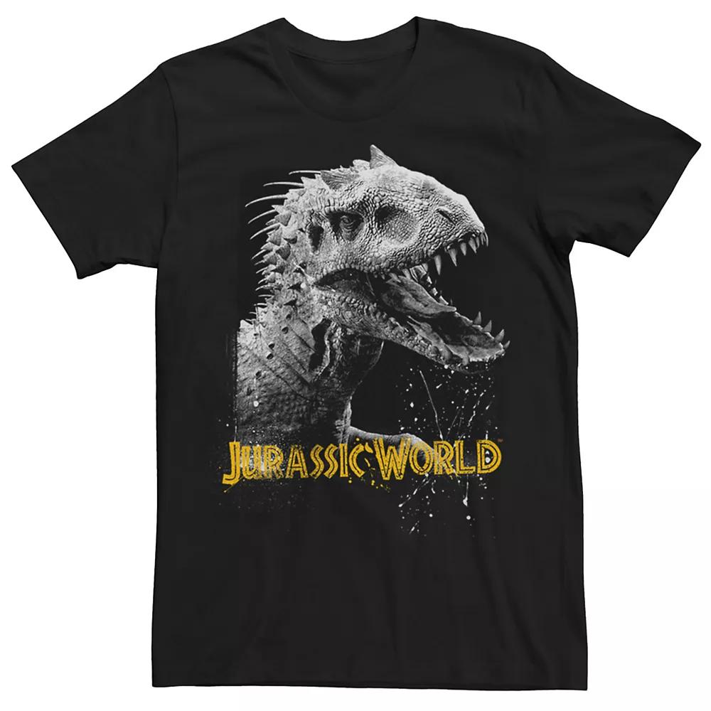 Men's Jurassic World Indominus Rex Profile View Tee, Size: Large, Grey Heather Product Image