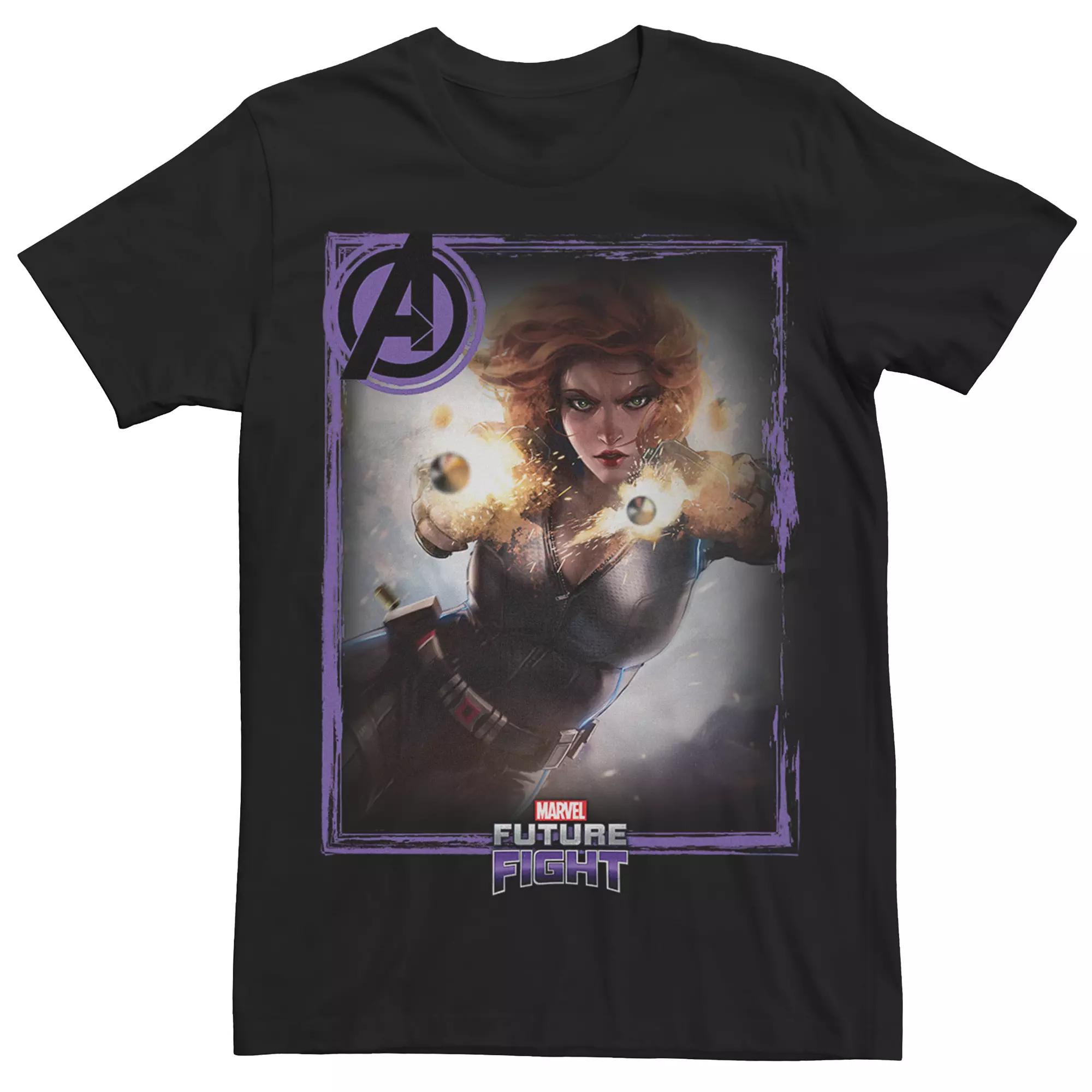Men's Marvel Future Fight Black Widow Graphic Tee,  Product Image