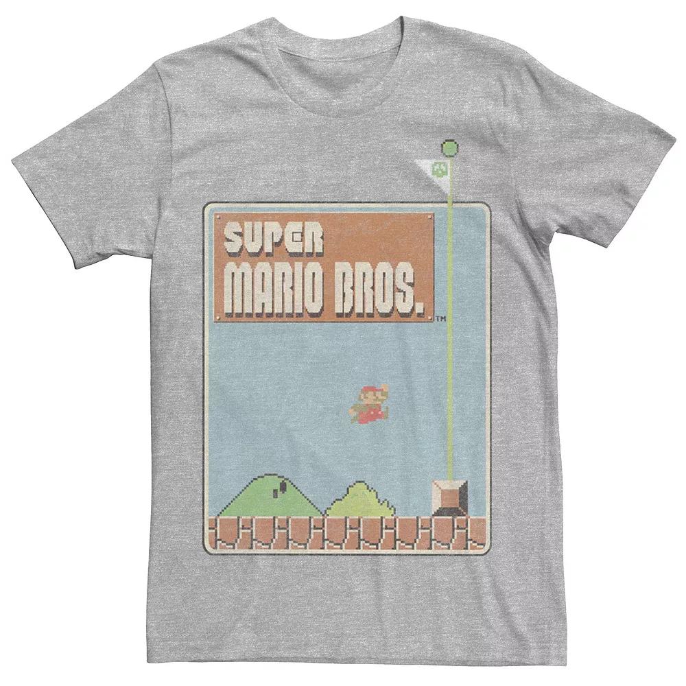 Men's Nintendo Super Mario Bros. Game Screen Shot Tee,  Product Image